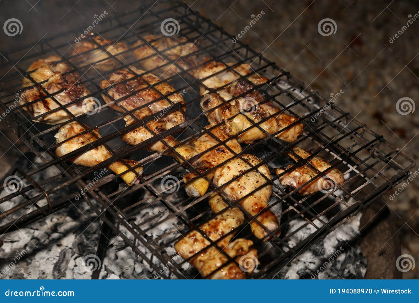 Outdoor Grill Rack and Topper Stock Photo Image of material, meal