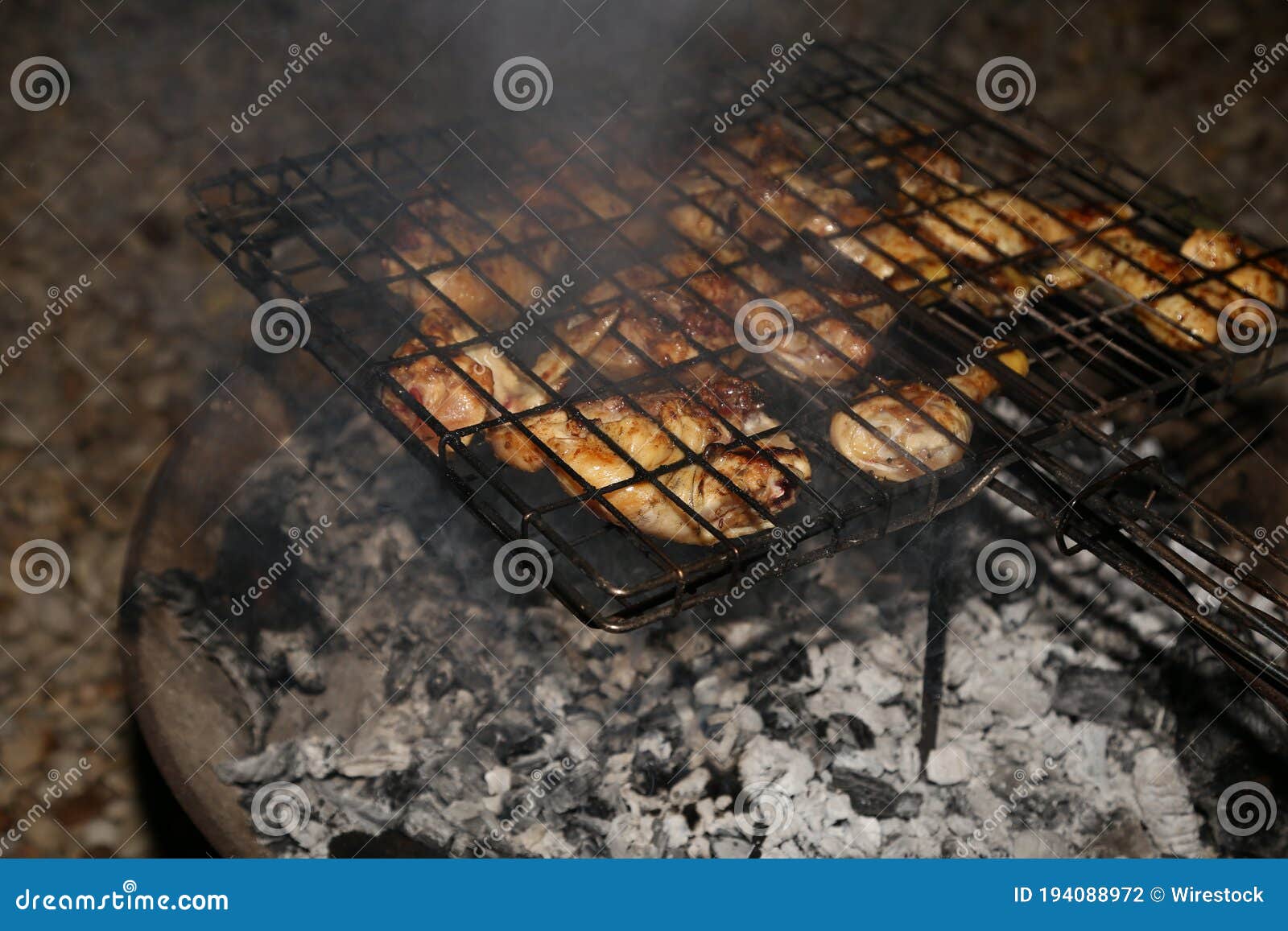 Outdoor Grill Rack and Topper Stock Photo Image of dinner, decoration