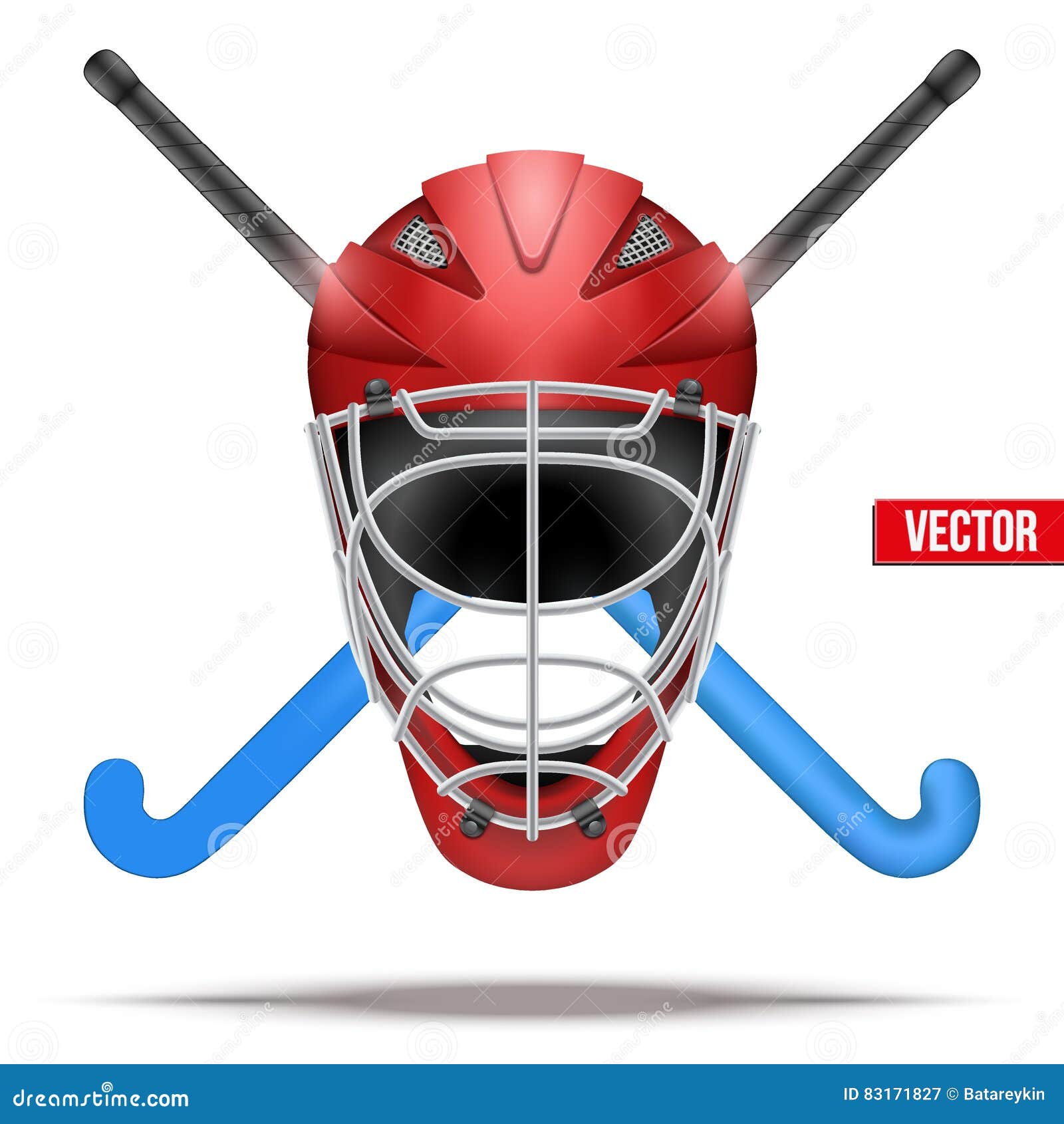 Outdoor Hockey Field Symbol. Stock Vector - Illustration of grass ...