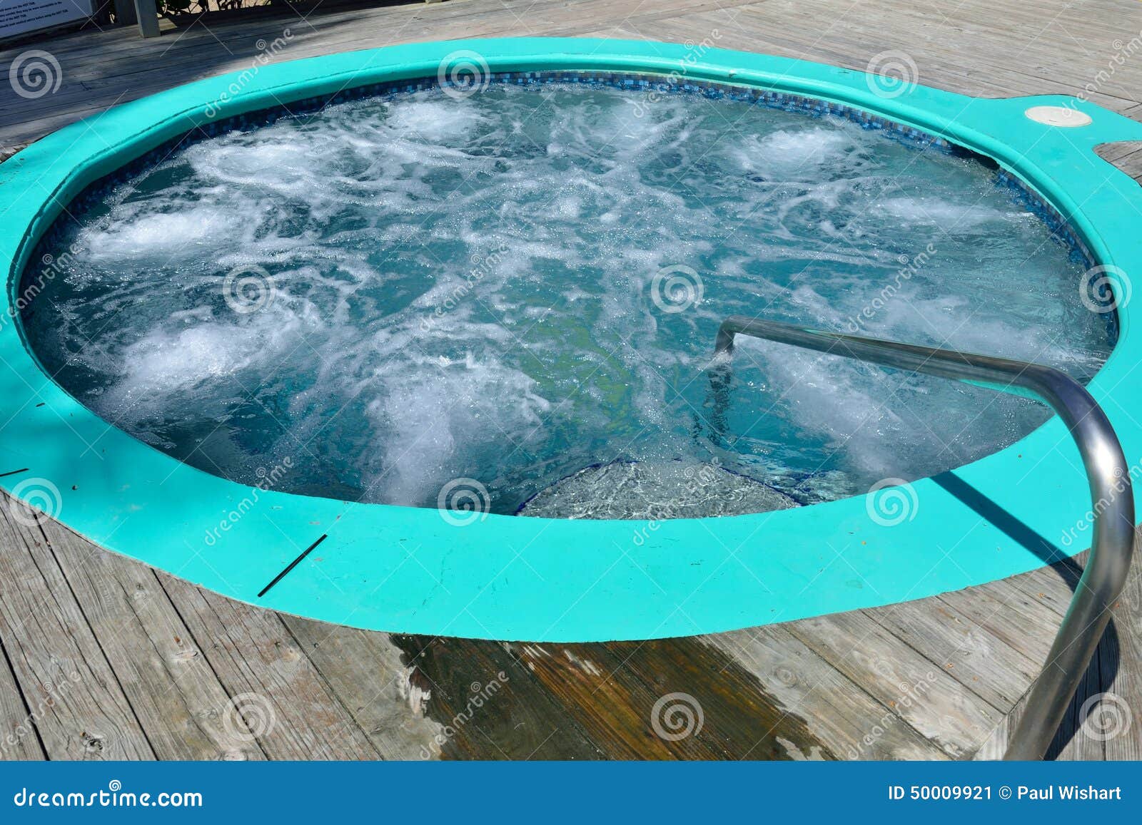 Outdoor Hot tub stock image. Image of therapy, wellness 50009921