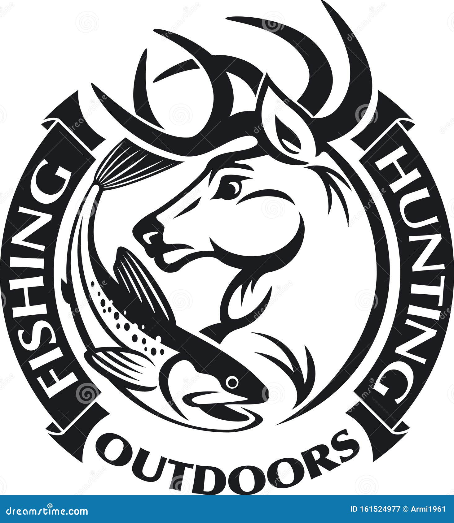 Hunting Fishing Logo Stock Illustrations – 4,283 Hunting Fishing Logo Stock  Illustrations, Vectors & Clipart - Dreamstime