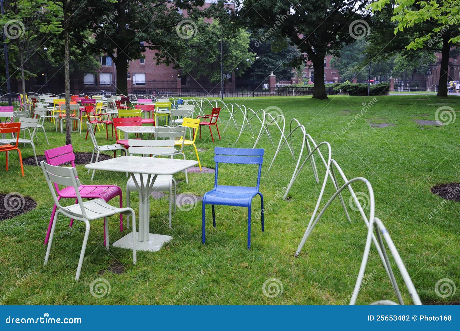 Outdoor Lawn Chairs Stock Photo Image Of Outdoors Relaxation