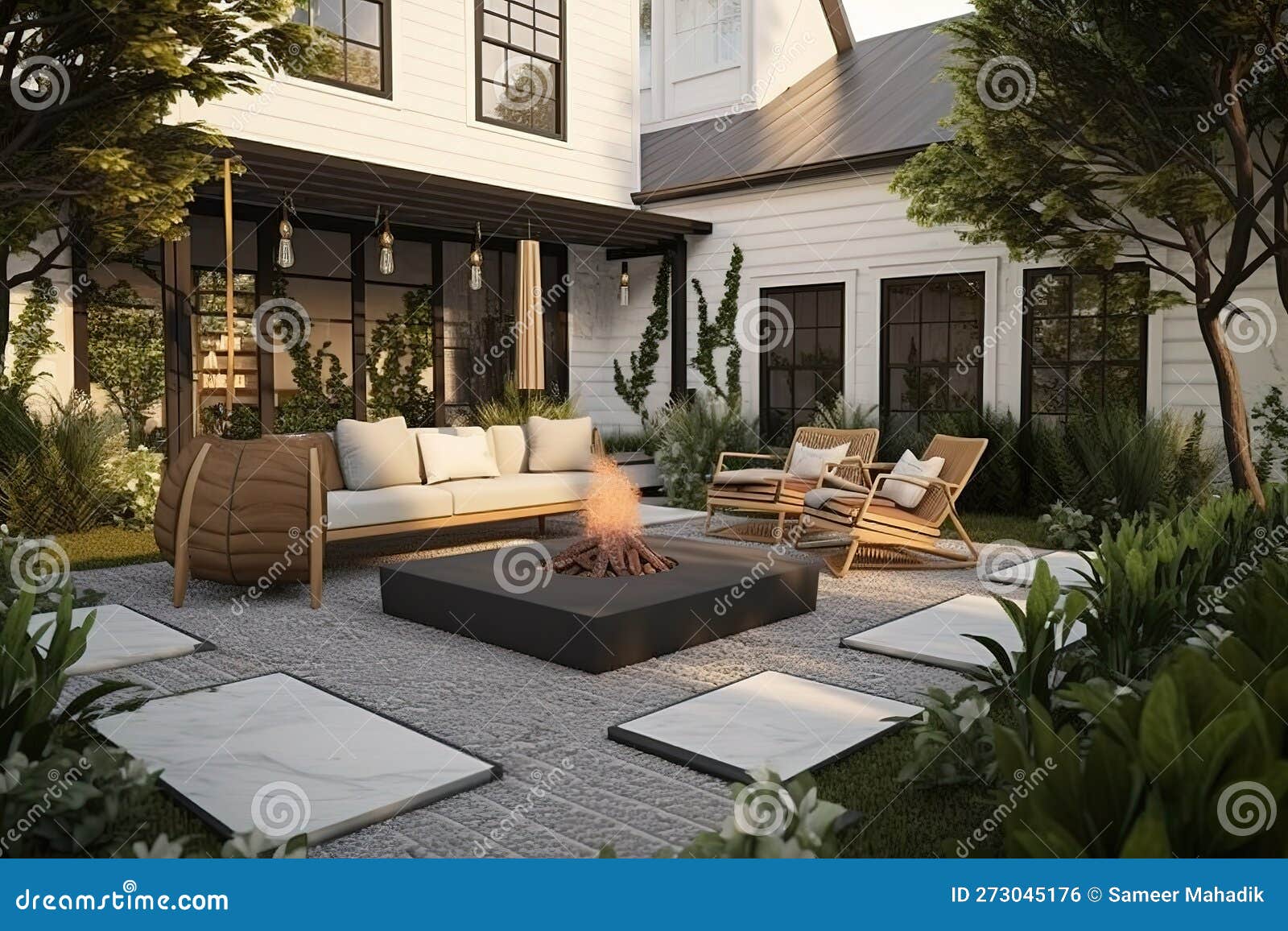 Outdoor Living Space Create a Set of Images that Showcase a