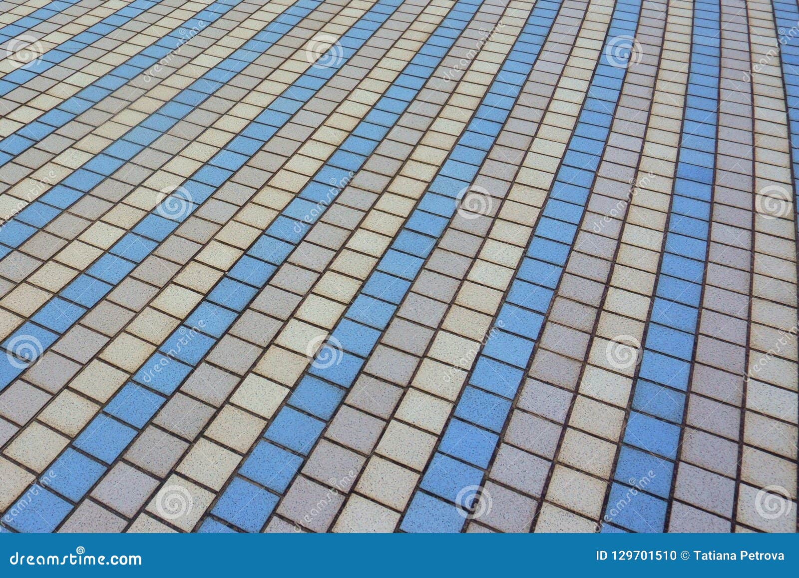 Outdoor Multi Colored Floor Tiles Stock Photo Image Of Pastel