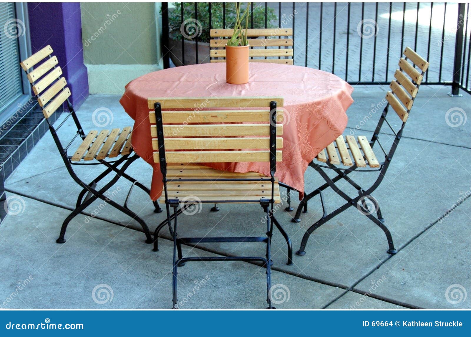 Outdoor Patio Set stock photo. Image of table, america, travel 69664