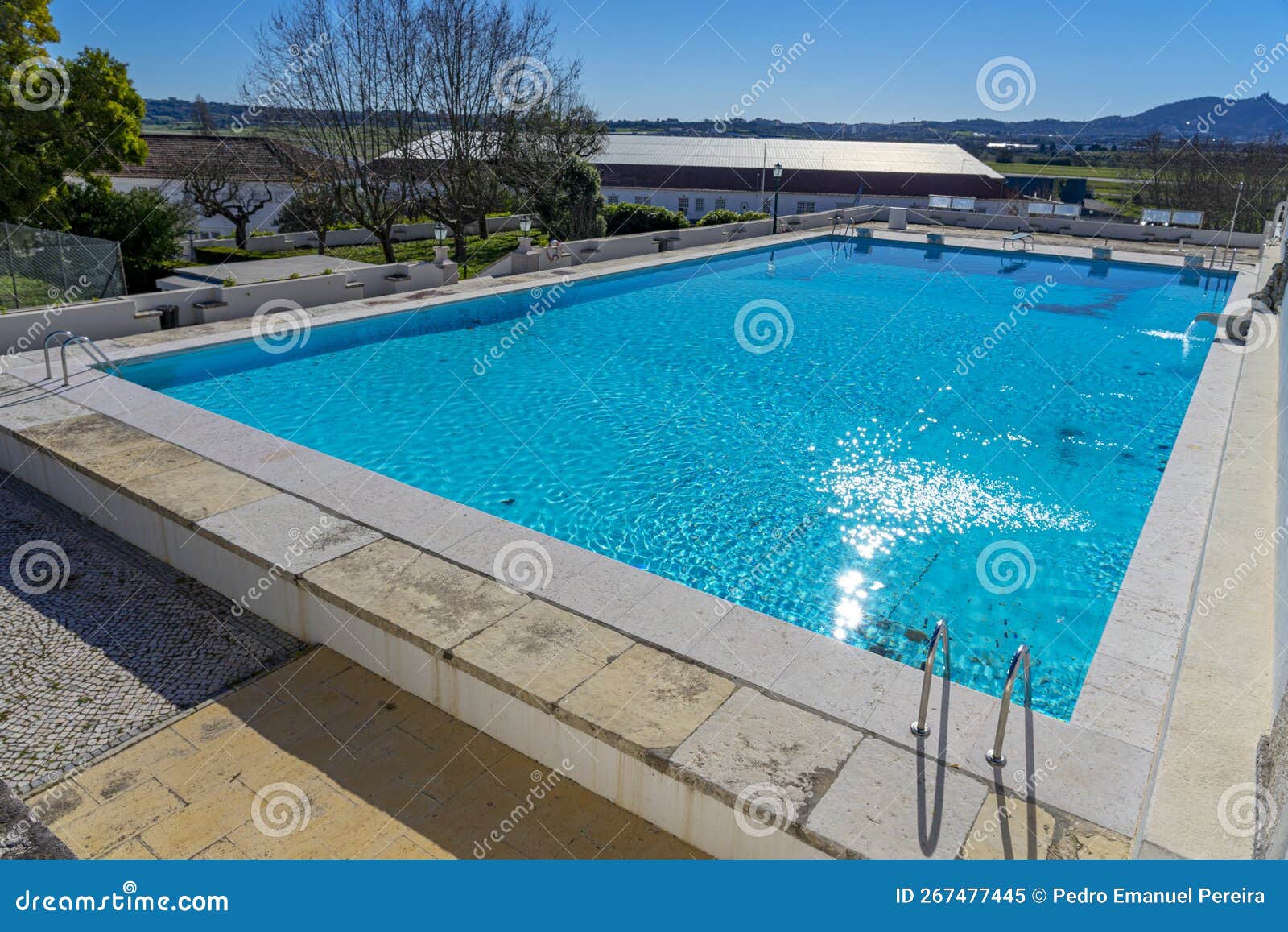 outdoor pool at the n1 air base in pero pinheiro