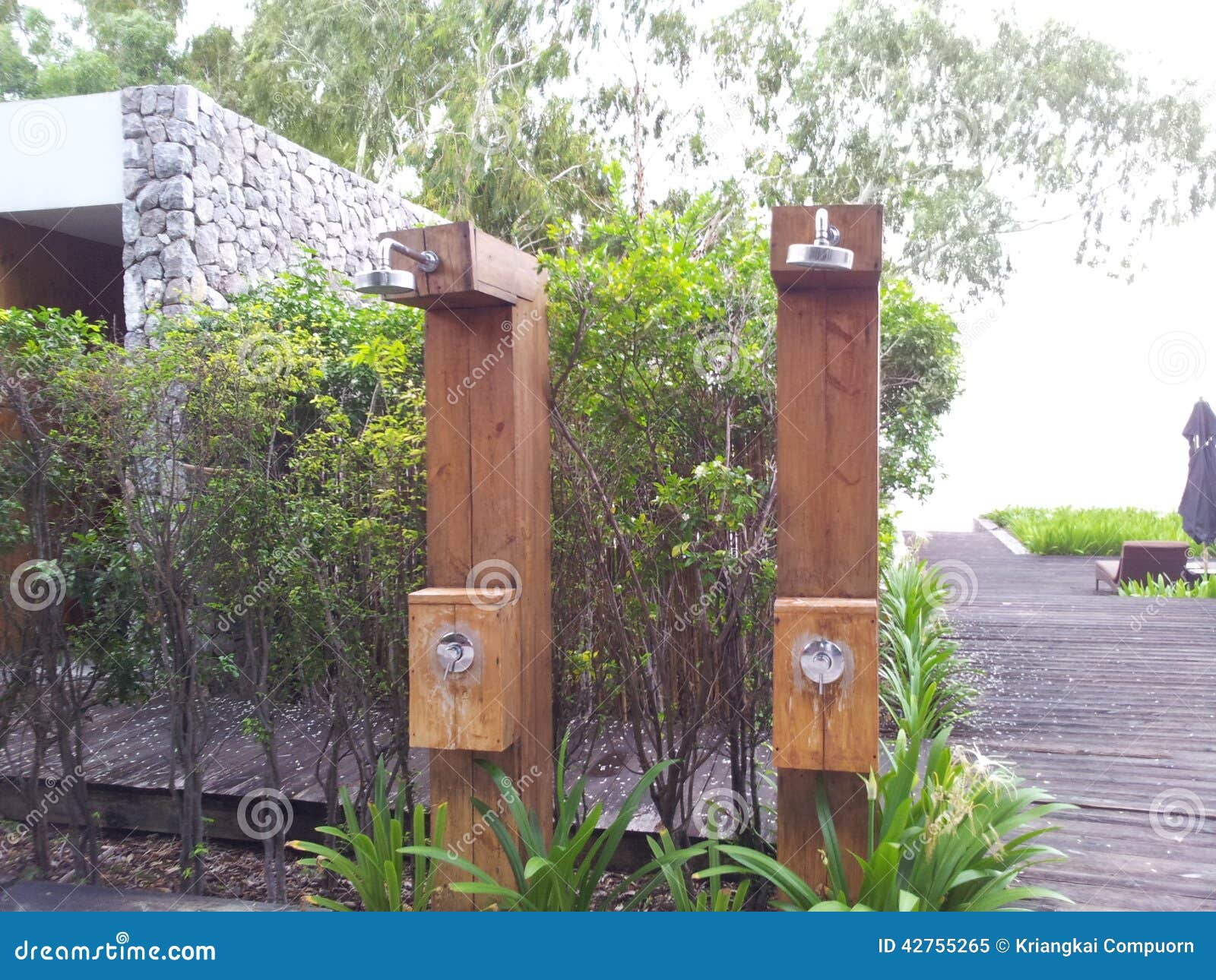 Outdoor shower stock image. Image of resort, hotel, poolside 42755265