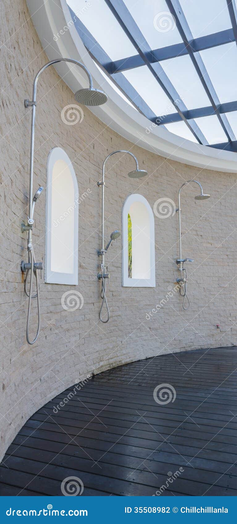 Outdoor Shower at Swimming Pool Stock Photo Image of bathroom