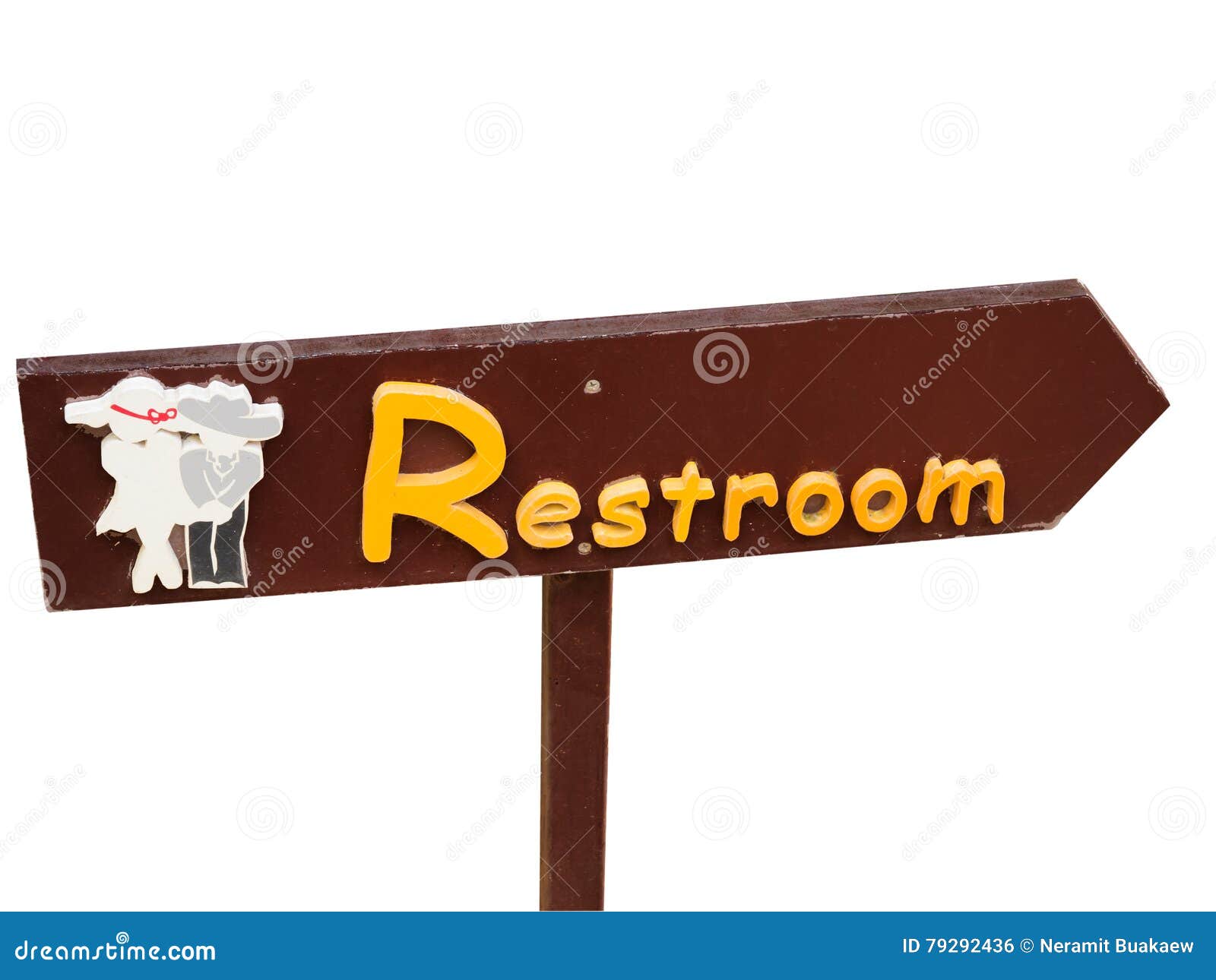 Outdoor Signs Isolated on White Background. Stock Photo Image of