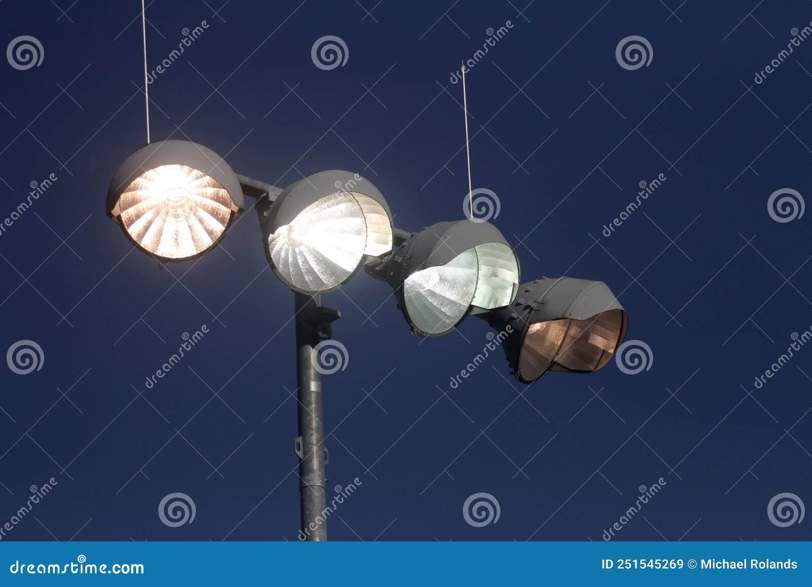 Outdoor Stadium Lights stock image. Image of field, object 251545269
