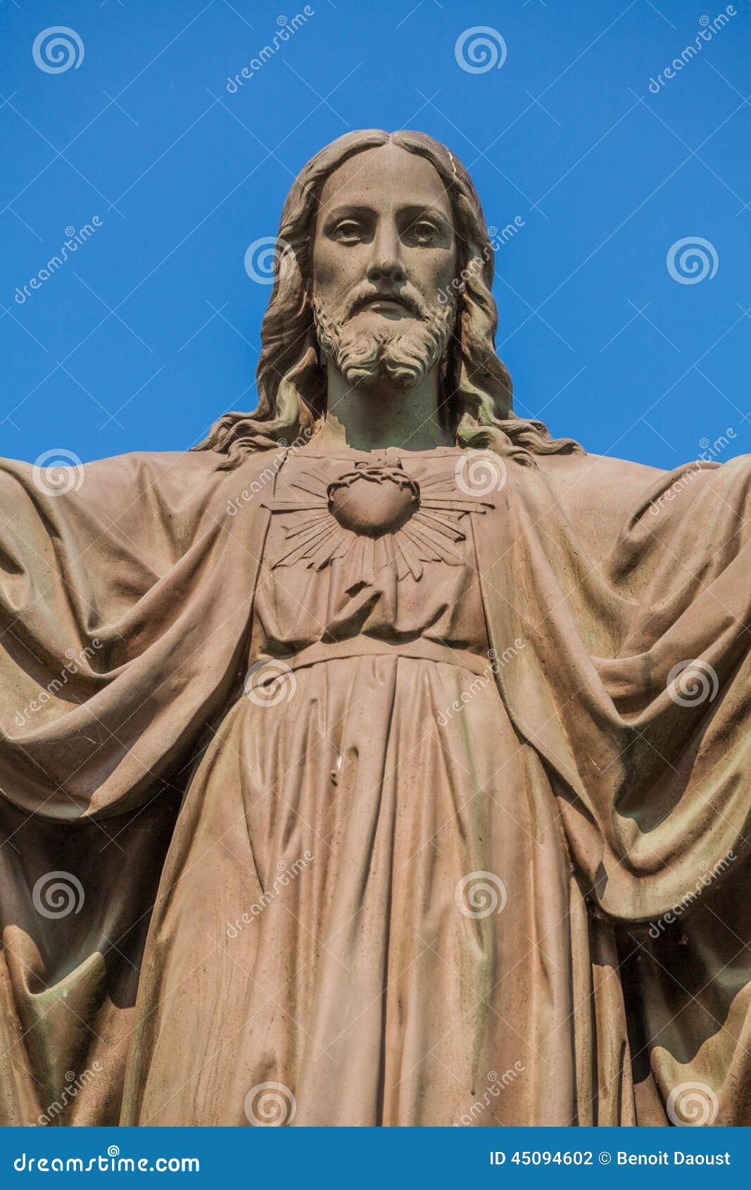 outdoor statue of jesus