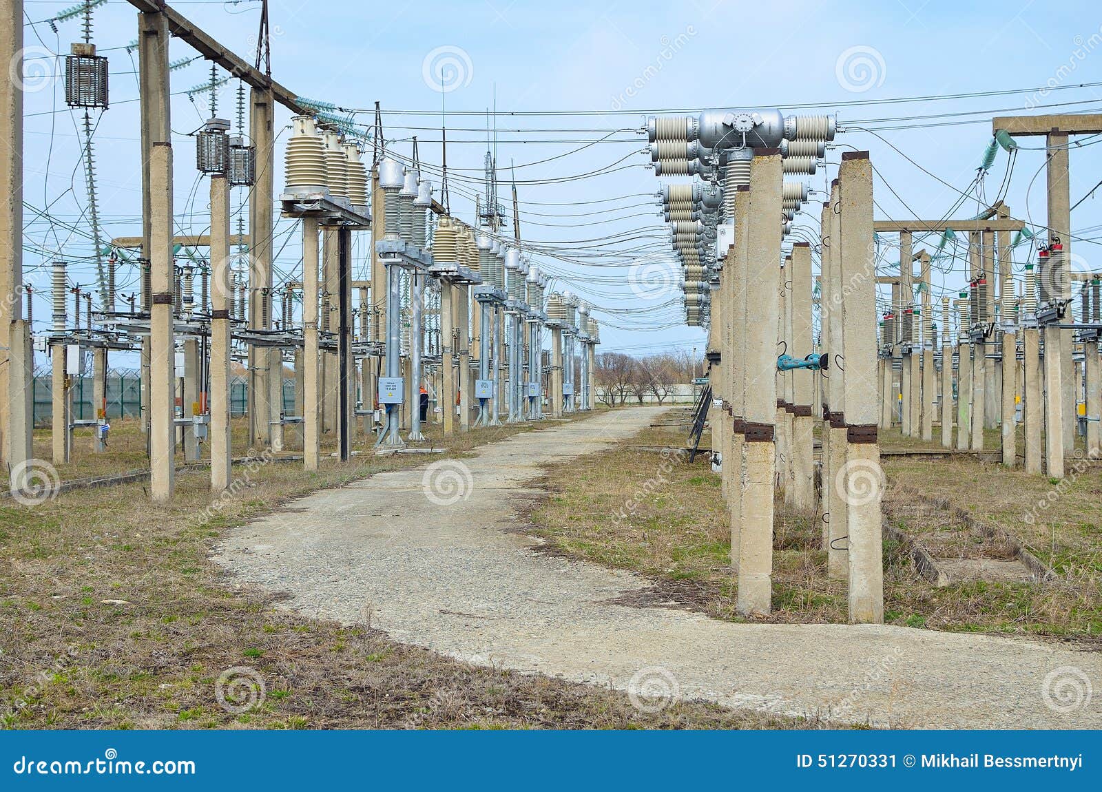 Outdoor Switchgear for Electrical Substations Stock Image Image of