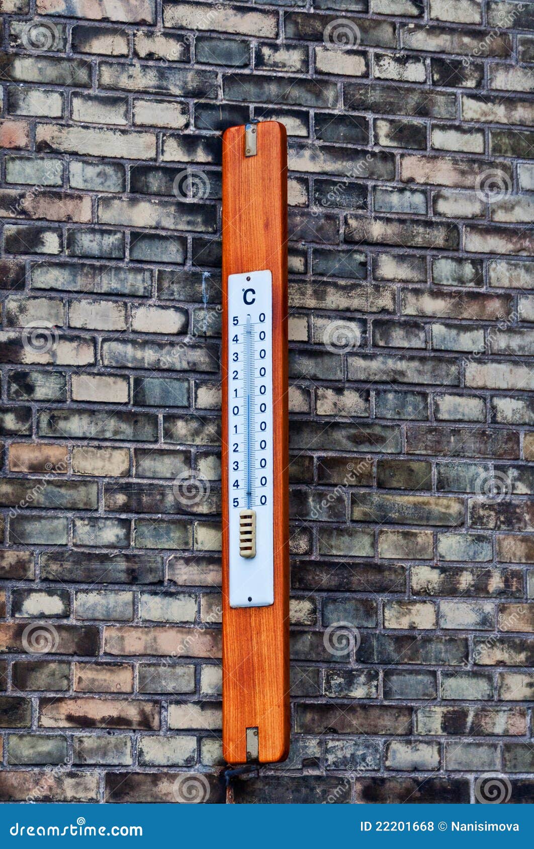 Outdoor thermometer stock photo. Image of measurement 22201668