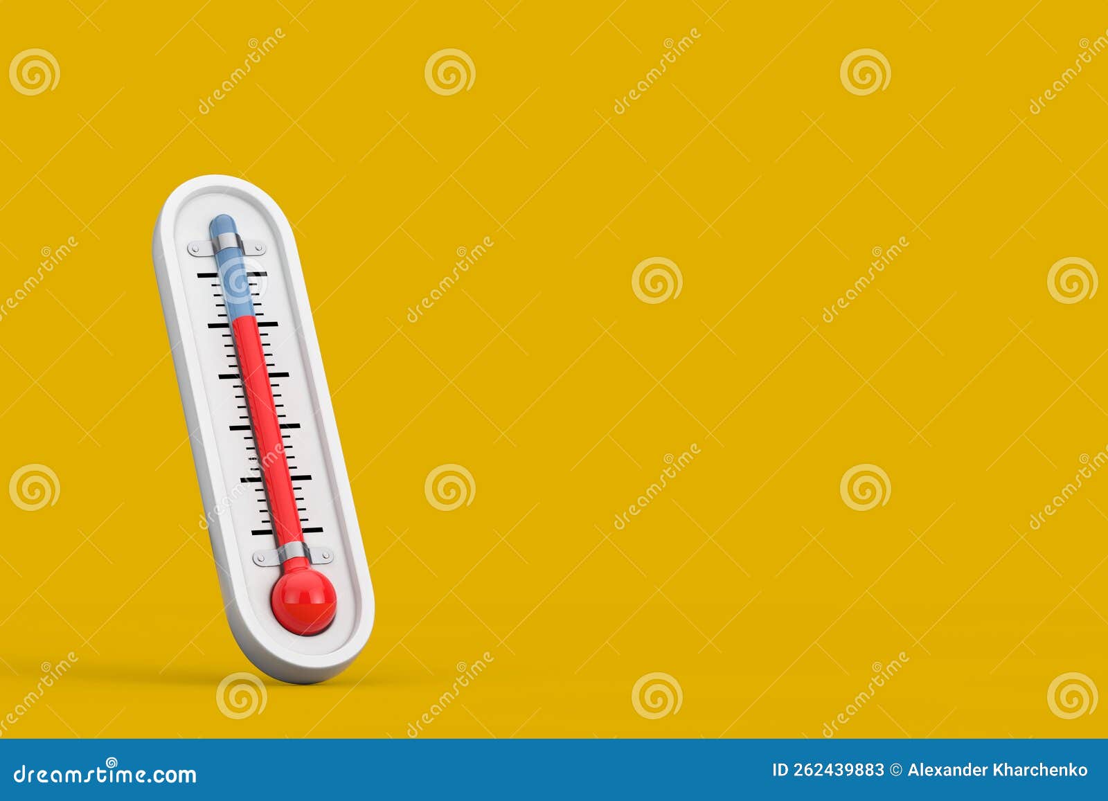 Outdoor Thermometer. 3d Rendering Stock Image Image of equipment, degree 262439883