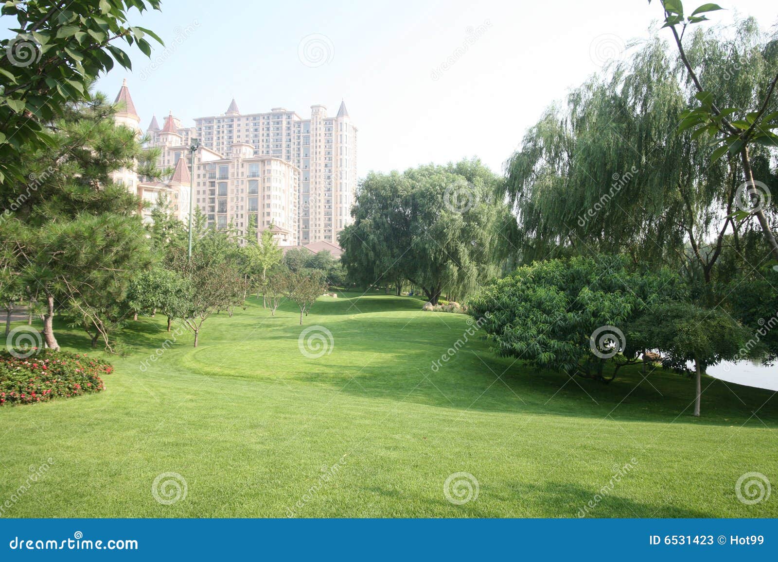 Outdoors green landscape stock image. Image of horizon 6531423