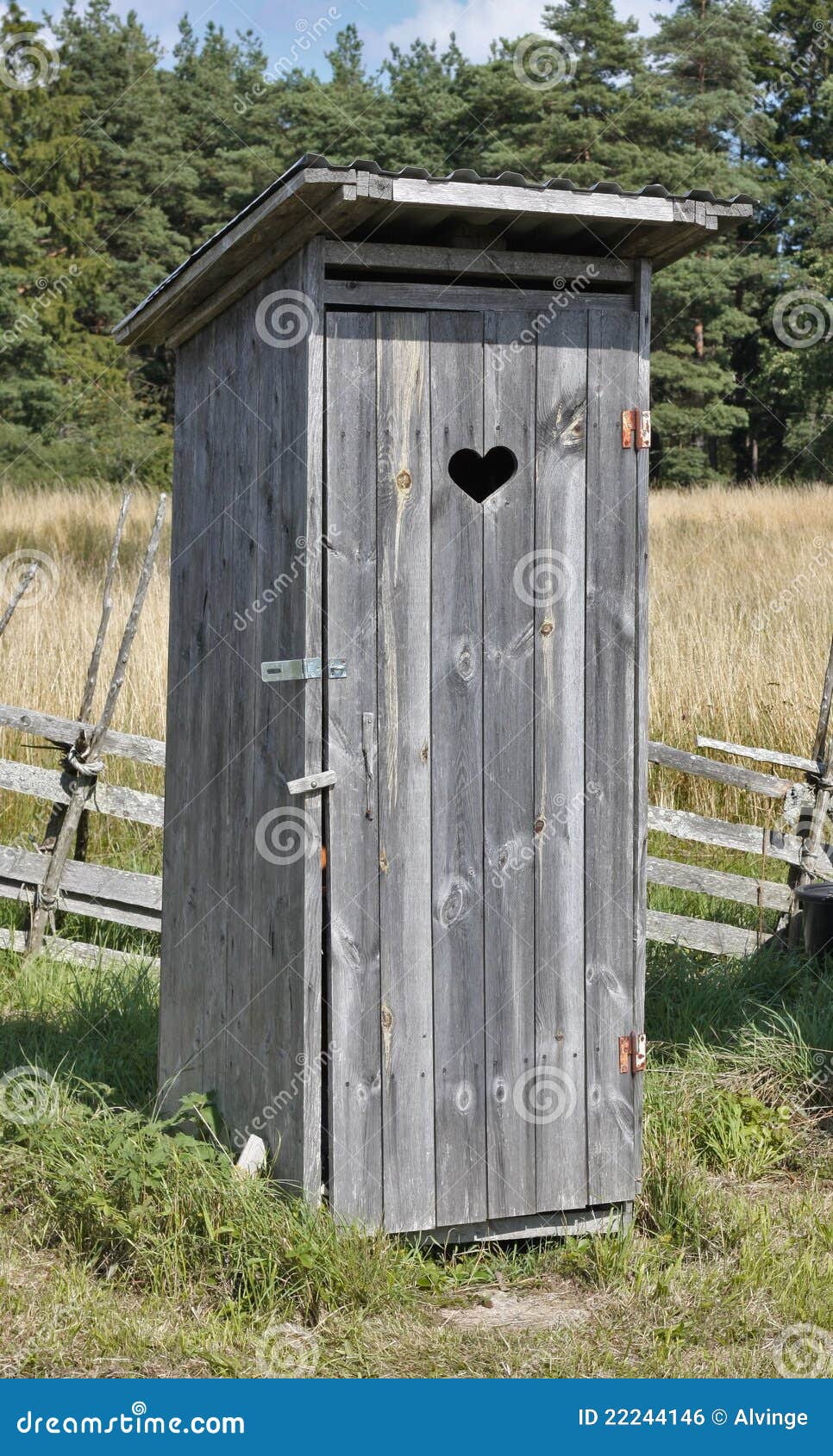 Outdoors Toilet stock photo. Image of needs, house, heart 