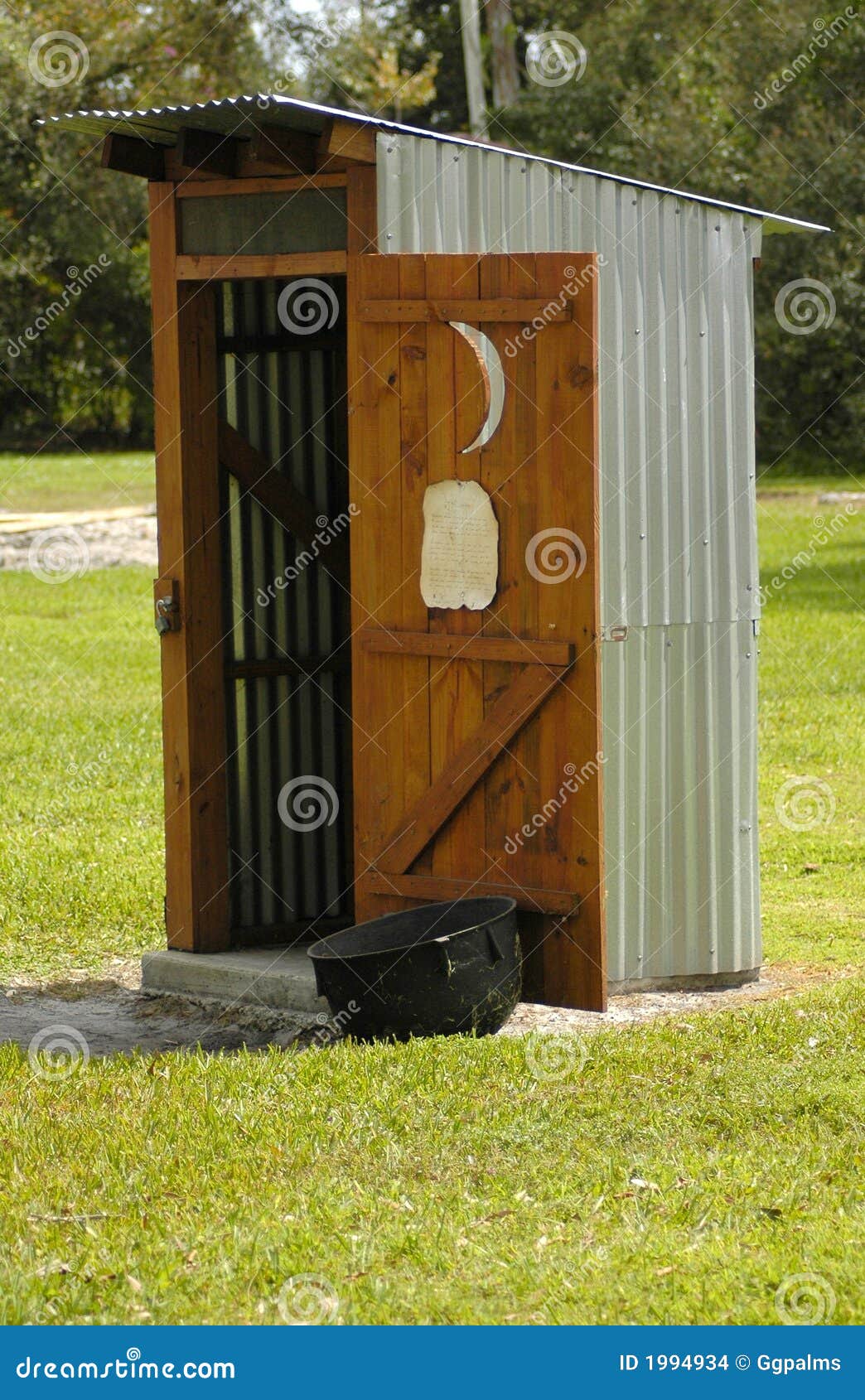 The Outhouse stock photo. Image of flush, comode, latrine 1994934