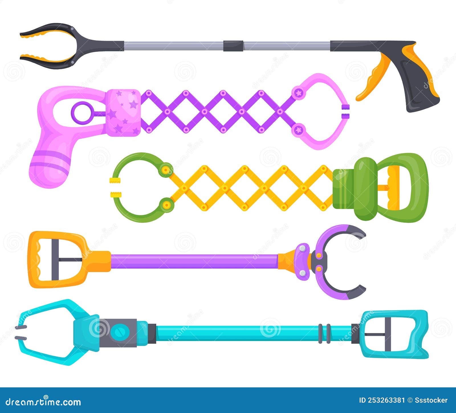 Jouet pince pour attraper sale
