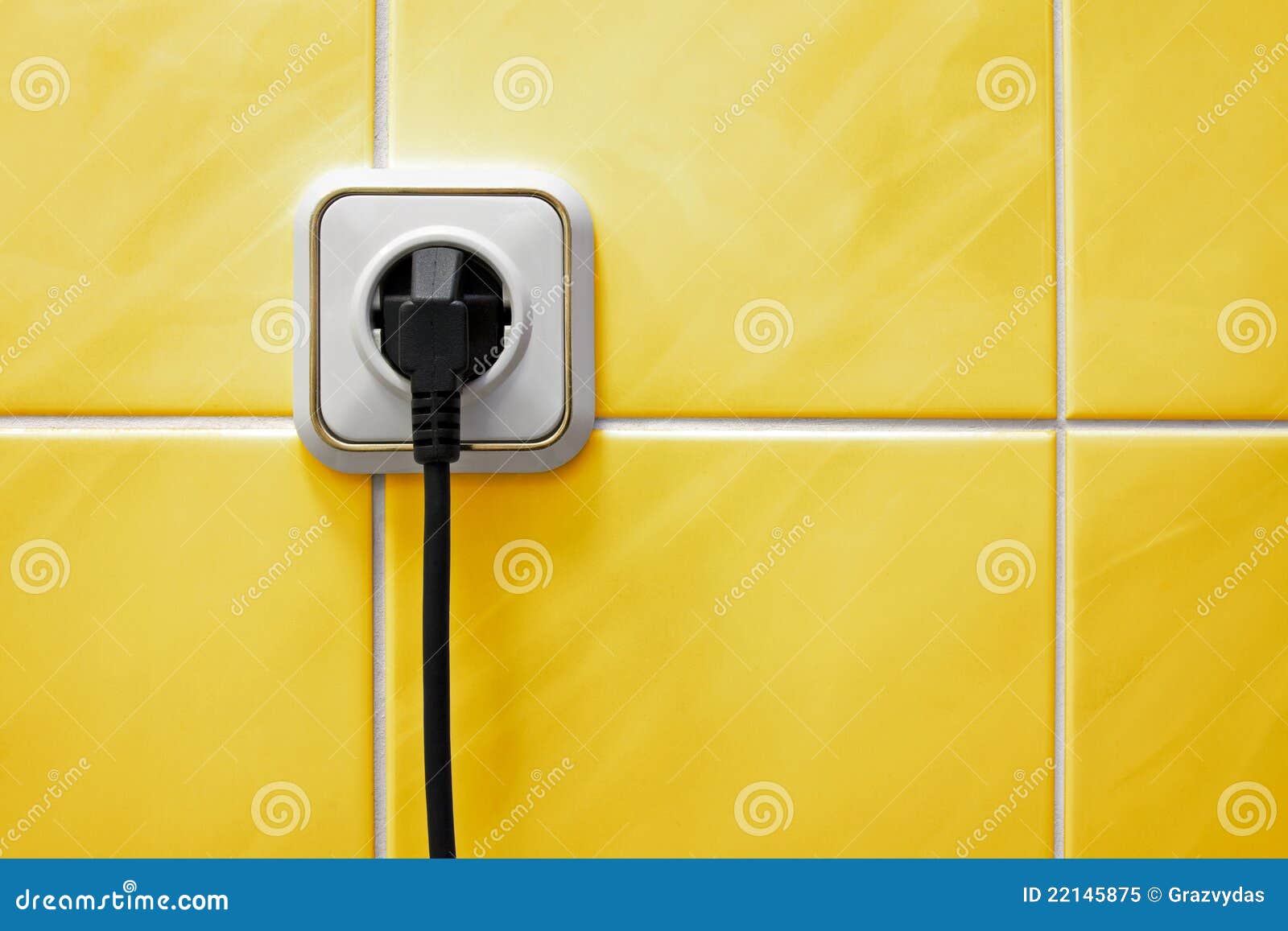 Outlet in a bathroom stock image. Image of interior, energy 22145875