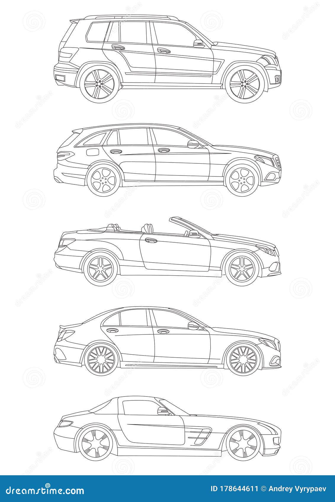 Mercedes Benz Drawing Pic - Drawing Skill