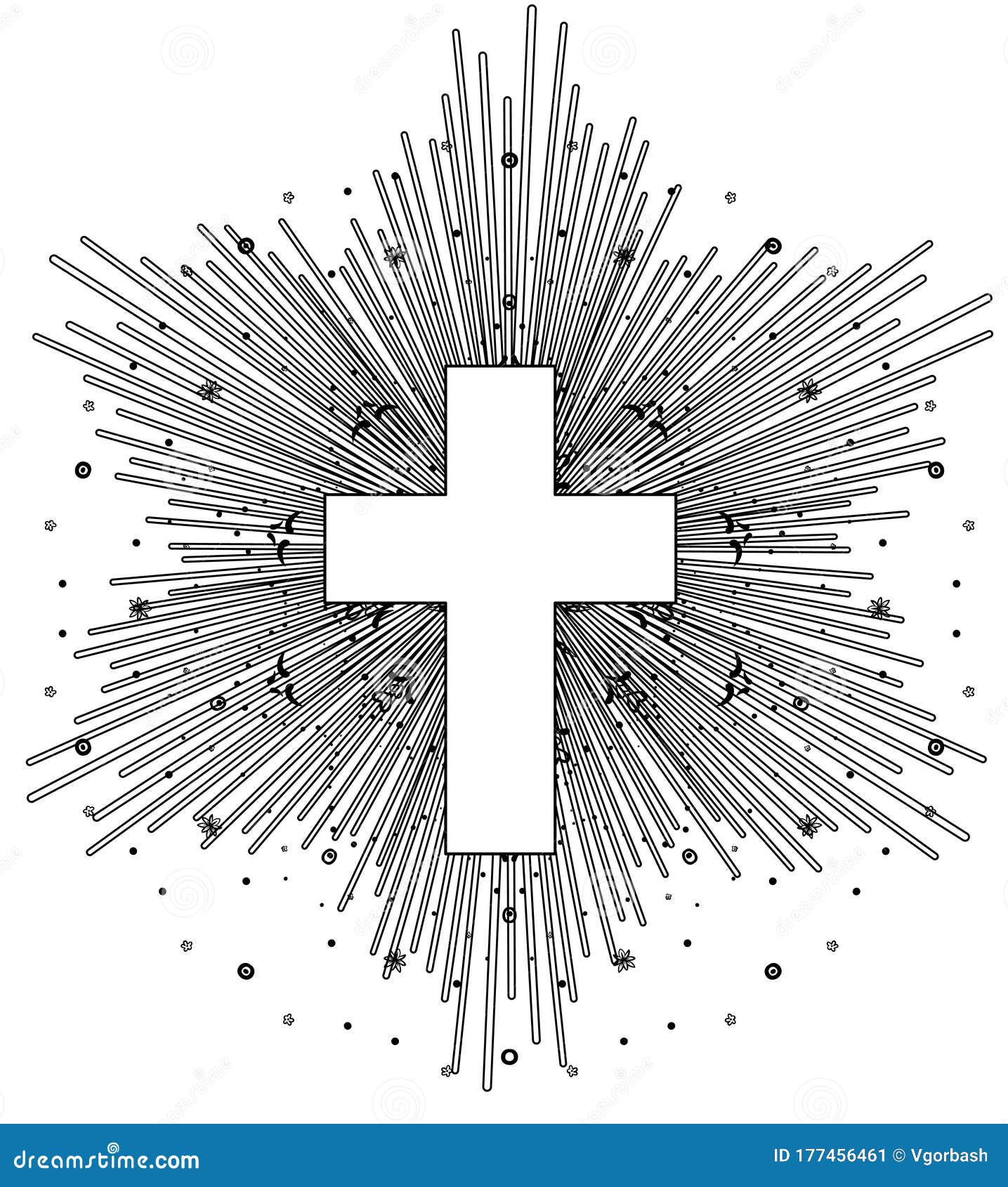 Outline Drawing Of Catholic Cross With Rays Of The Sun In Vintage Style Tattoo Flesh Design Yoga Logo Poster T Shirt Stock Vector Illustration Of Explosion Holy Outline Drawing Of Catholic Cross With Rays Of The Sun In Vintage Style Tattoo Flesh Design Yoga Logo Poster T Shirt Stock Vector Illustration Of Explosion Holy