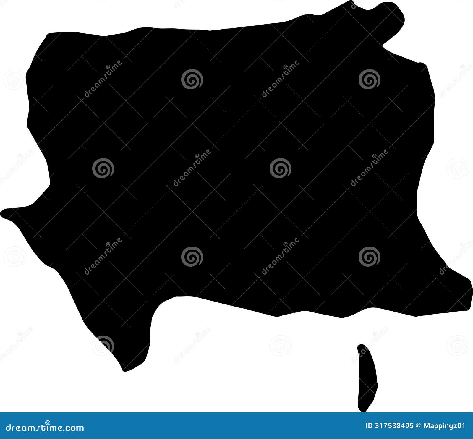 artemisa cuba silhouette map with transparent background