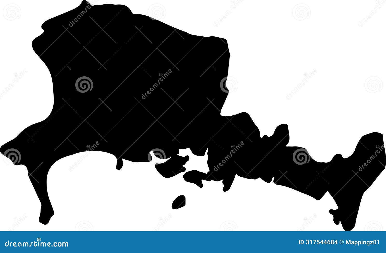 chiriquÃÂ­ panama outline map