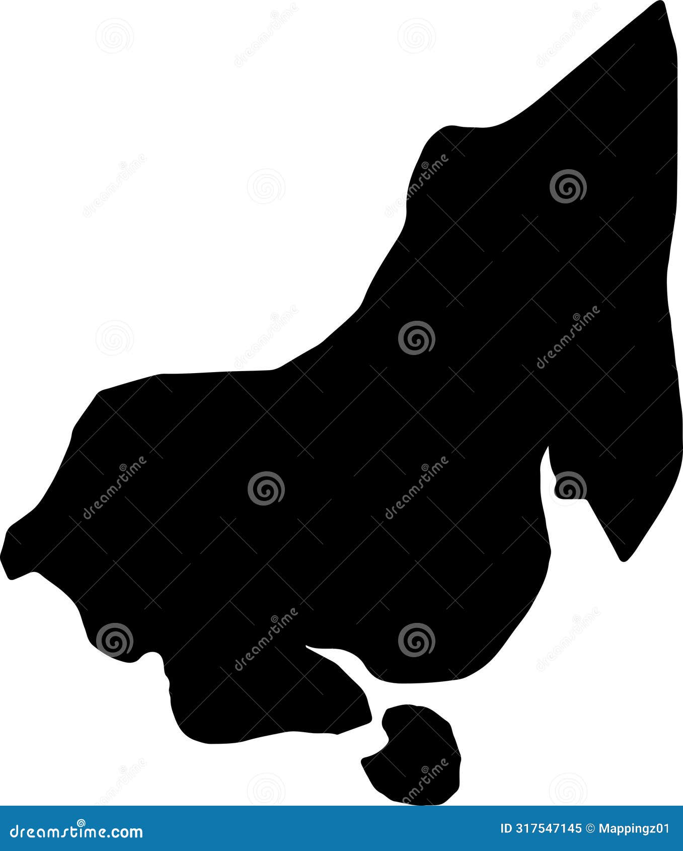 krong preah sihanouk cambodia silhouette map with transparent background