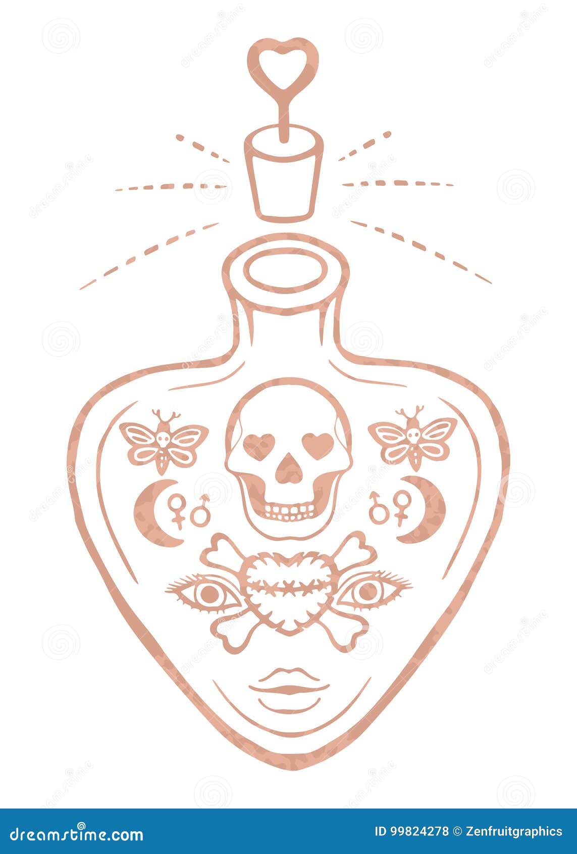 Poison In Bottle Line Art Hand Drawn Vector Illustration Style Sticker  Patch Print Or Blackwork Flash Tattoo Design Stock Vector Image  Art   Alamy