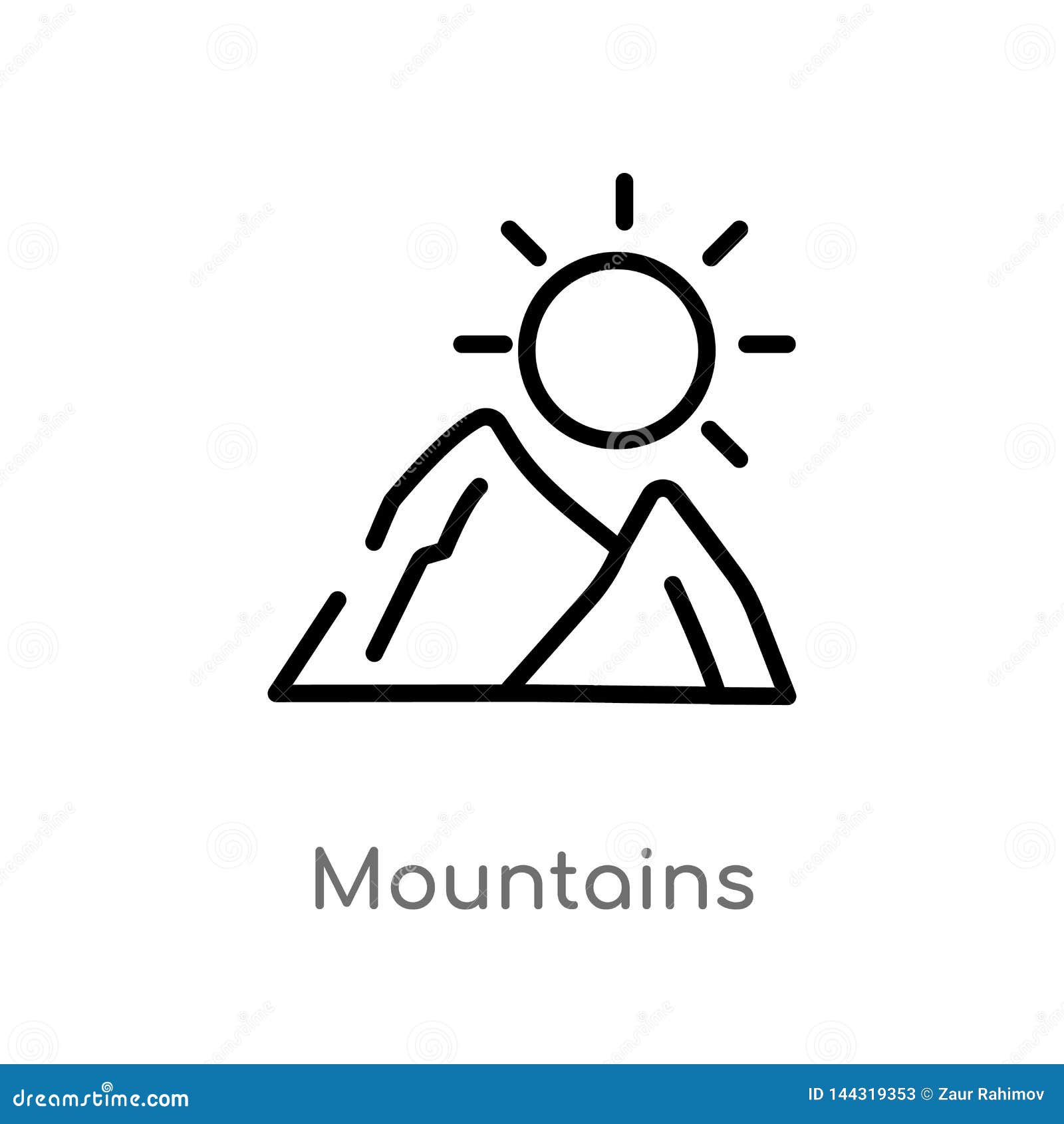 Free Free 235 Simple Mountain Outline Svg SVG PNG EPS DXF File