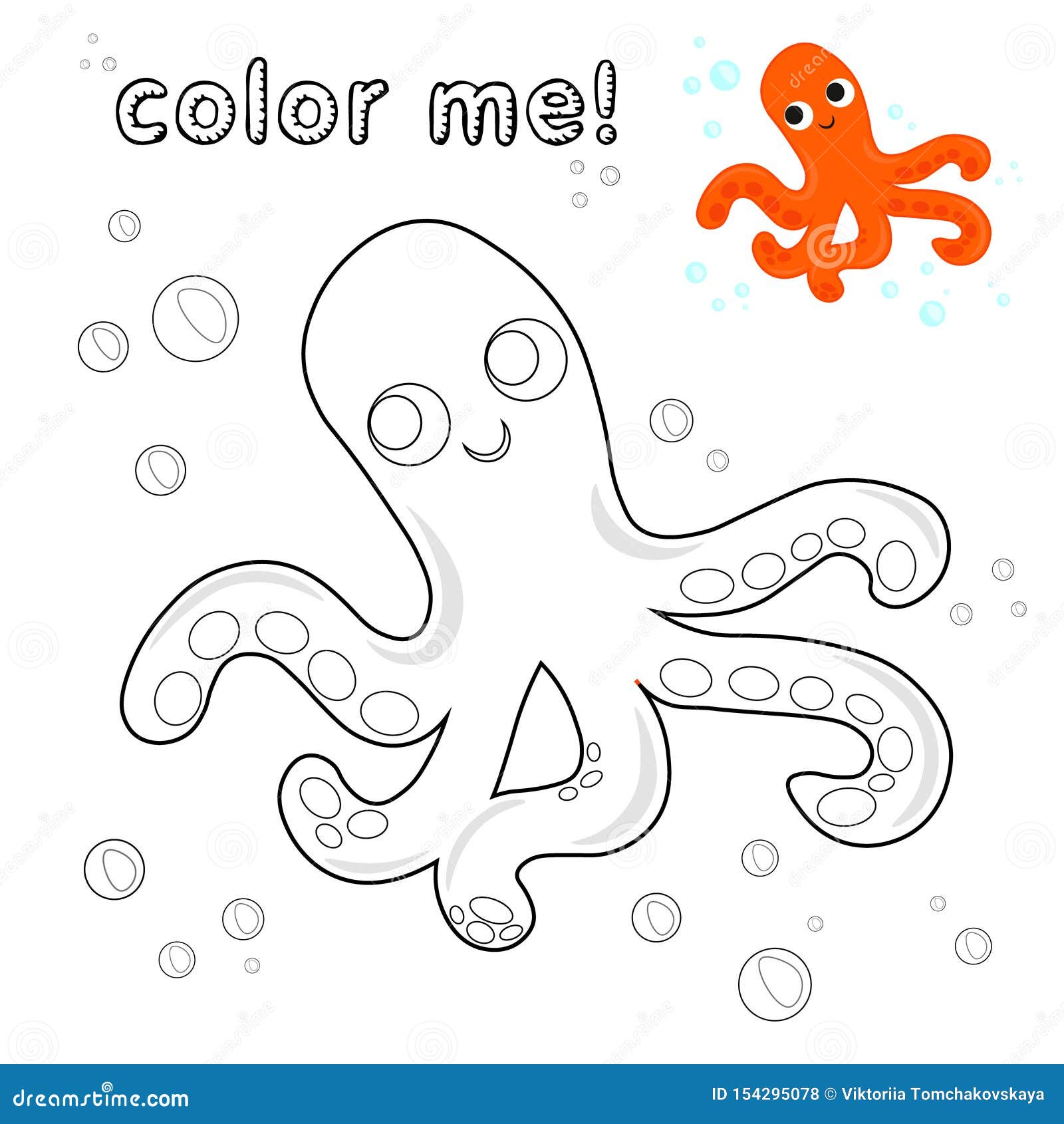 Outline Octopus. Coloring Page. Black and White Octopus Cartoon Character. Vector Illustration Isolated on White Background Stock Illustration - Illustration of child, design: 154295078 Outline Octopus. Coloring Page. Black and White Octopus Cartoon Character. Vector Illustration Isolated on White Background Stock Illustration - Illustration of child, design: 154295078