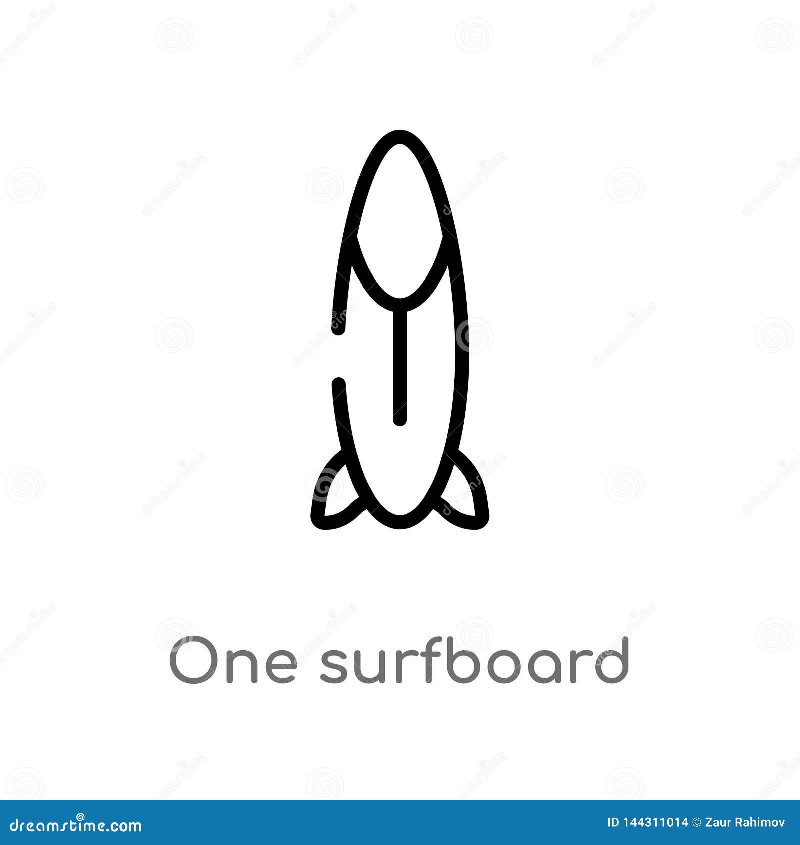 picture Surfboard Outline Vector dreamstime com