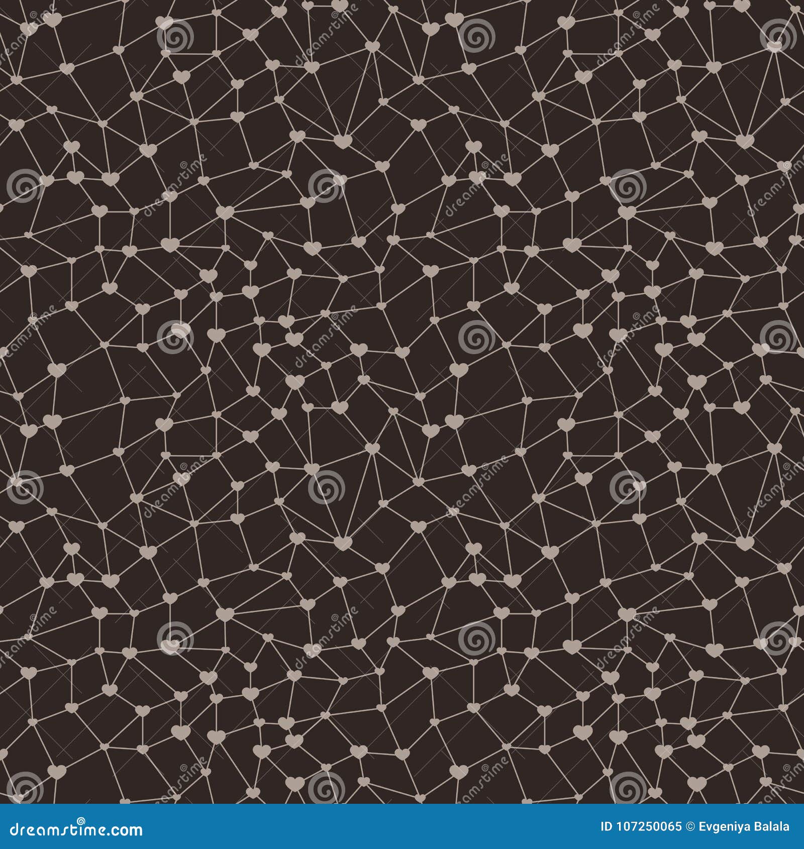 Outline Polygon Seamless Pattern. Stock Vector - Illustration of ...