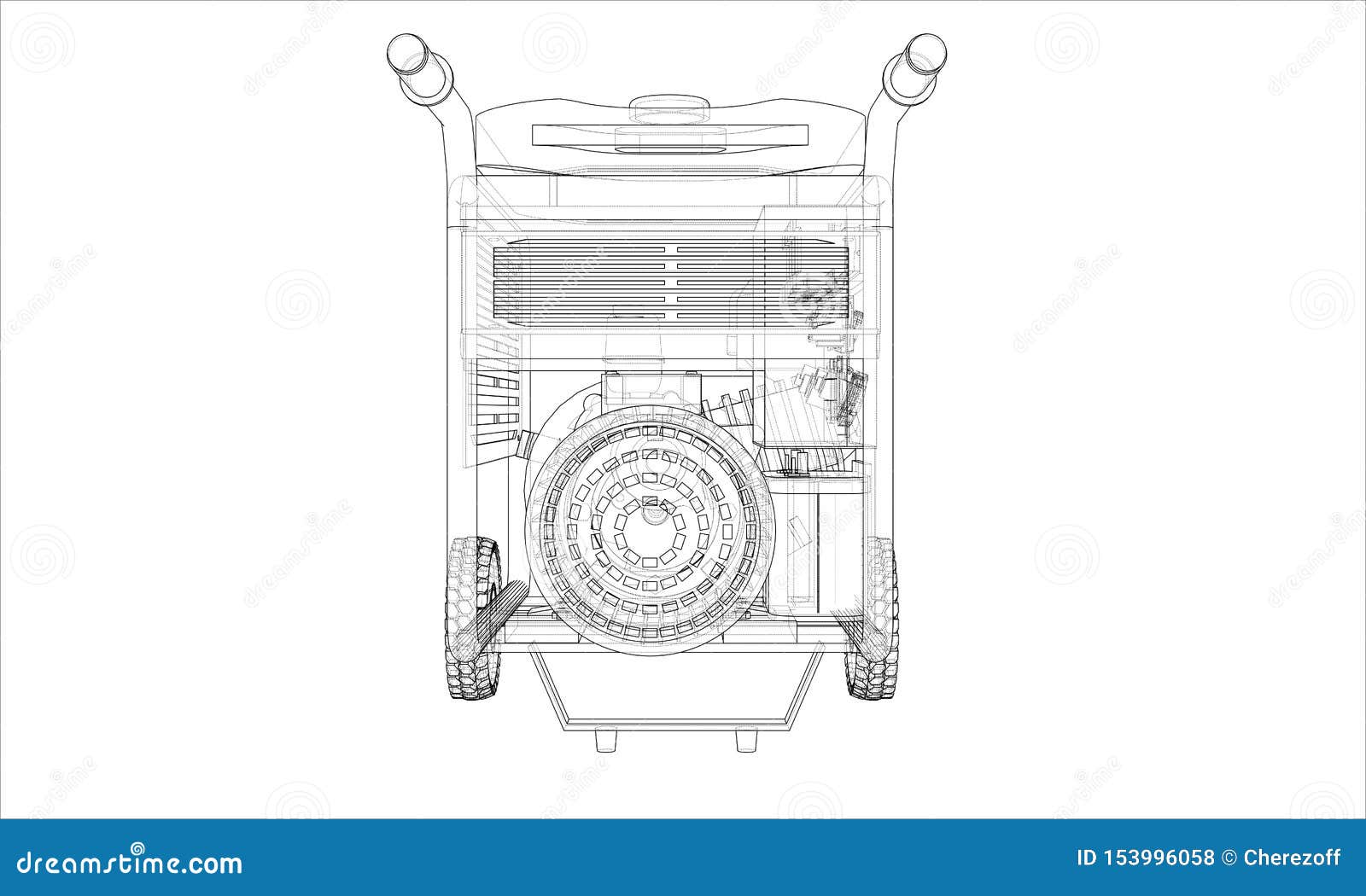 outline portable gasoline generator 