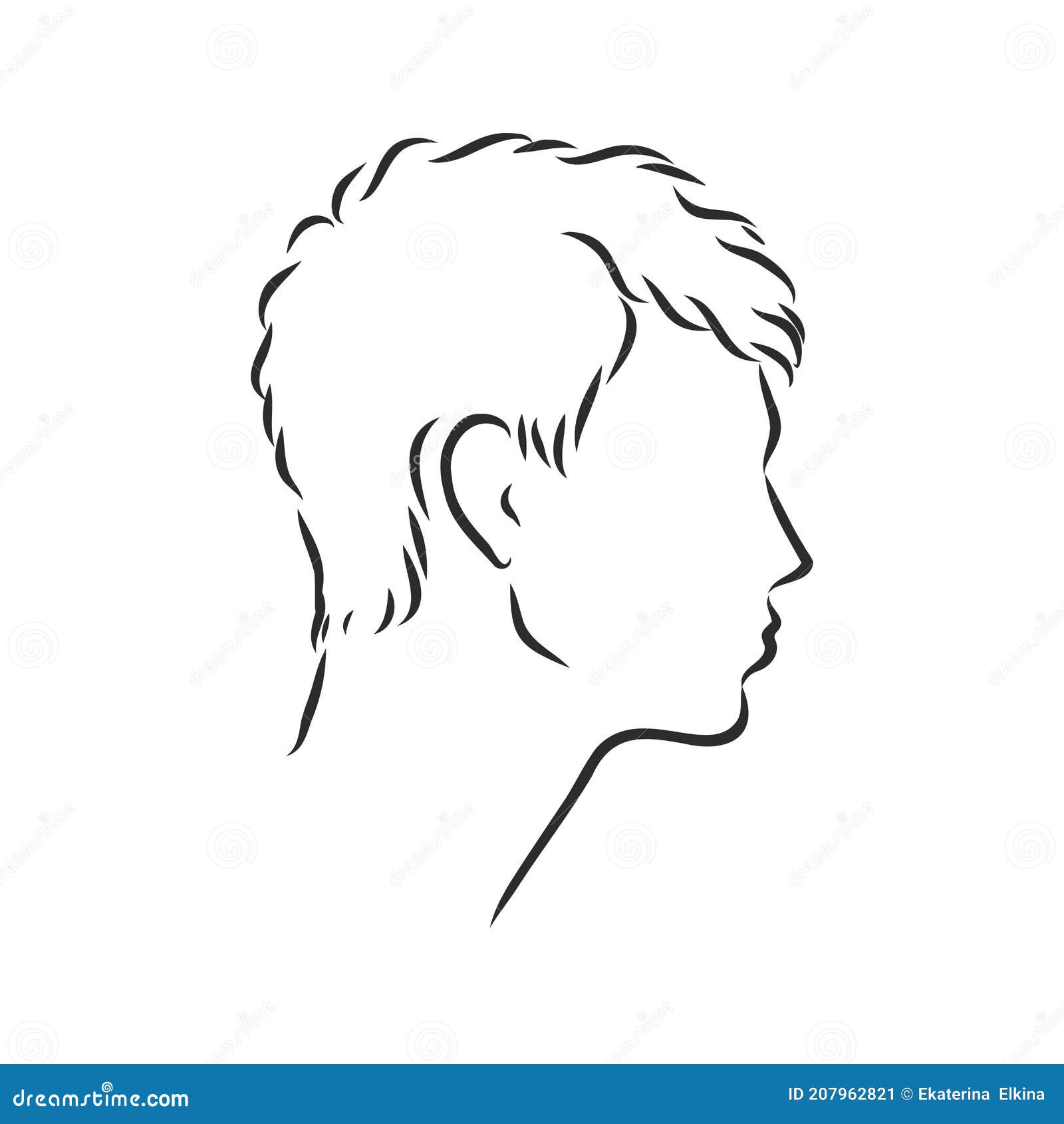 Simple Cartoon Drawing Of A Boy S Head Outline Sketch Vector Men Face  Drawing Men Face Outline Men Face Sketch PNG and Vector with Transparent  Background for Free Download