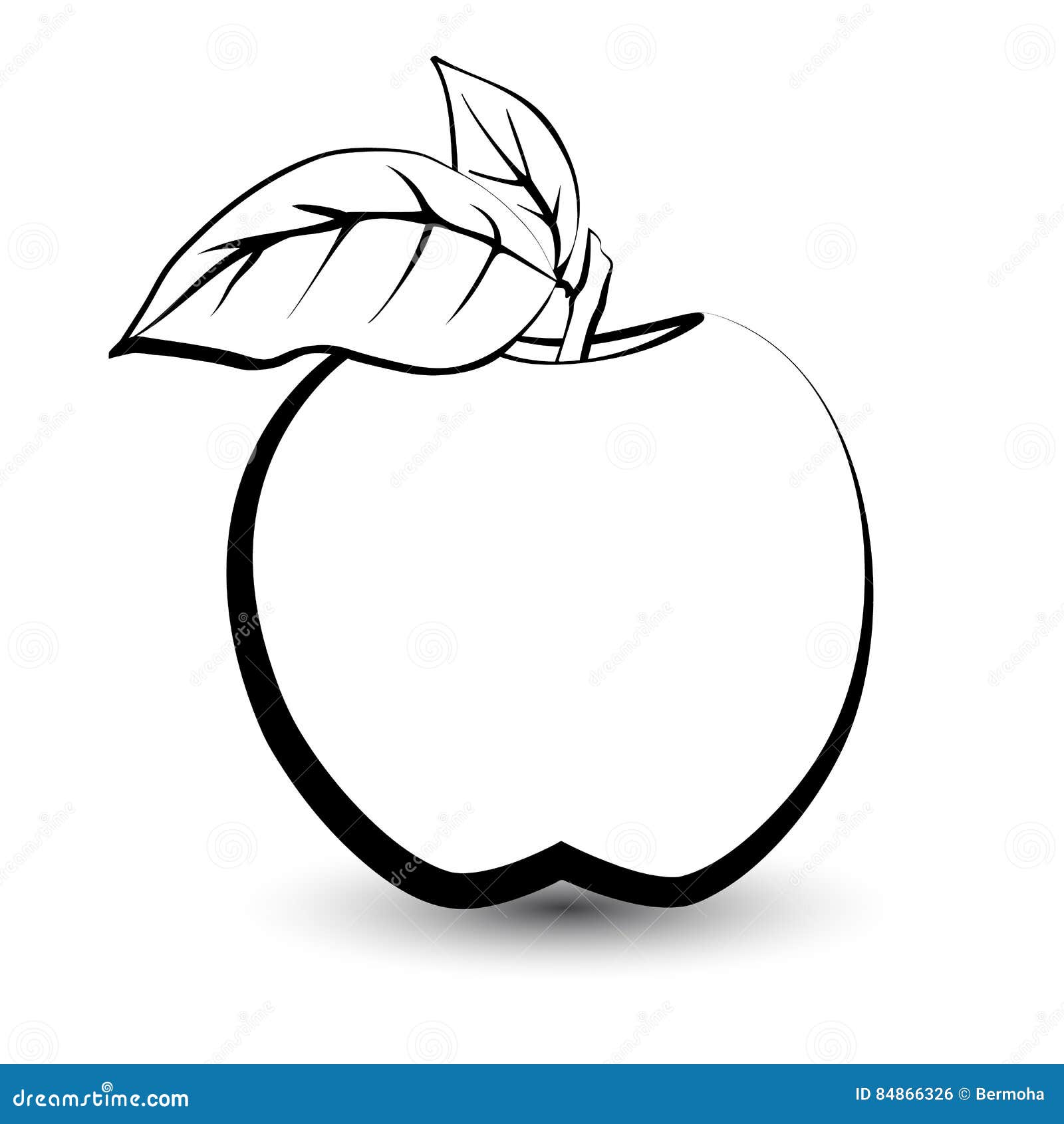 Apple Outline Images  Browse 61687 Stock Photos Vectors and Video   Adobe Stock