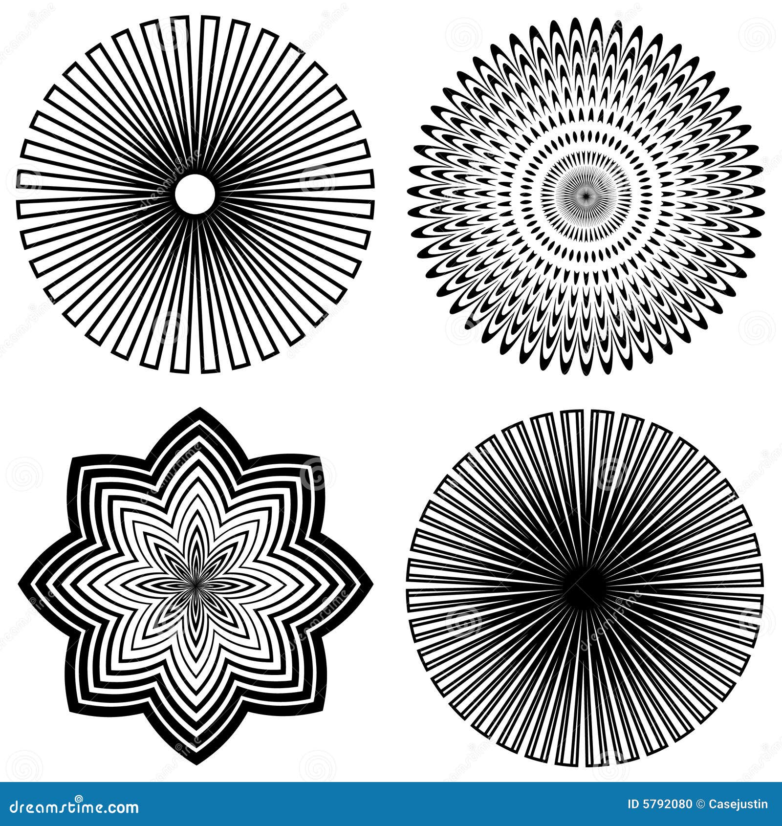 Outline Spirals stock vector. Illustration of illusion - 5792080