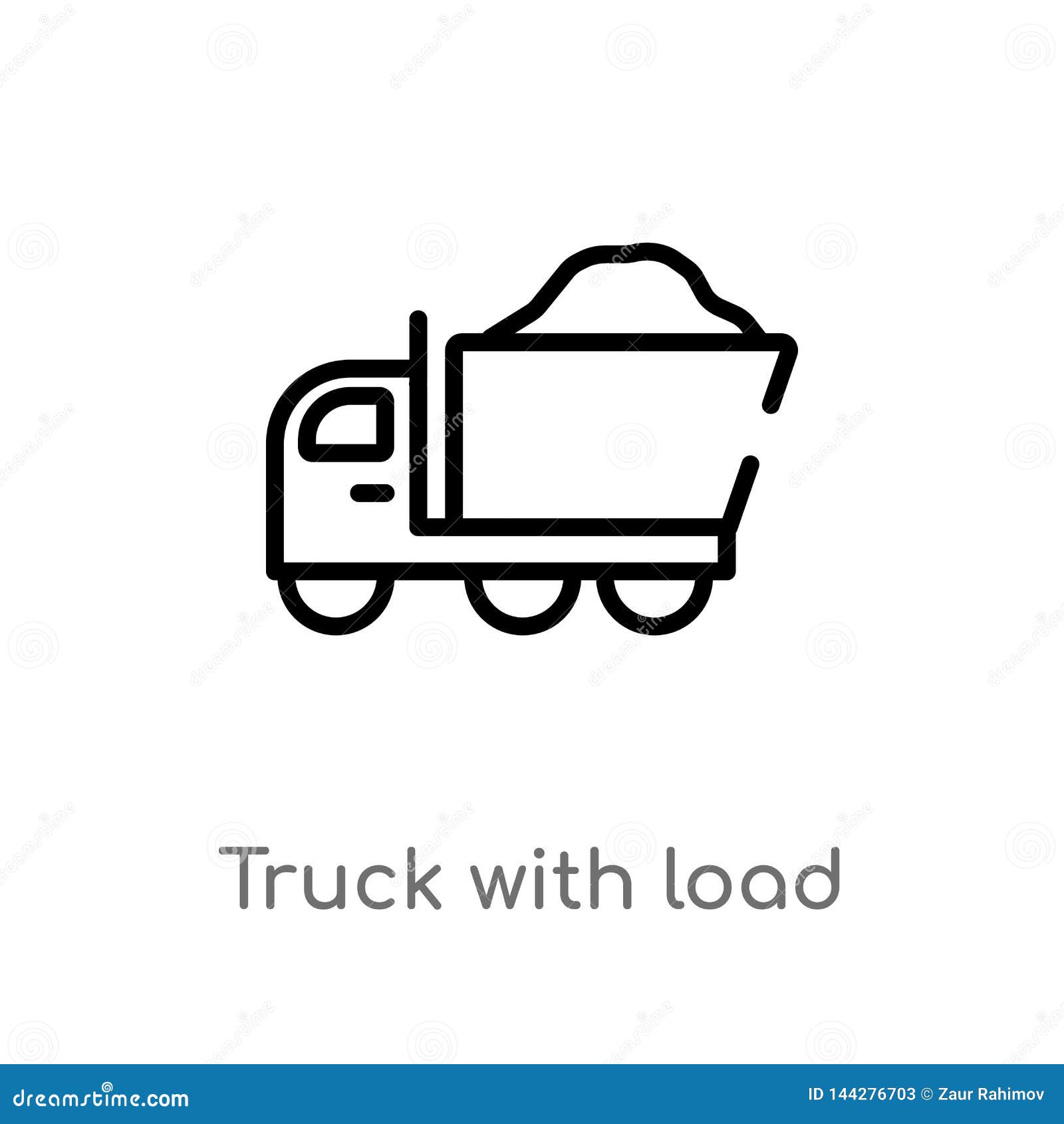 Free Free Truck Outline Svg 870 SVG PNG EPS DXF File