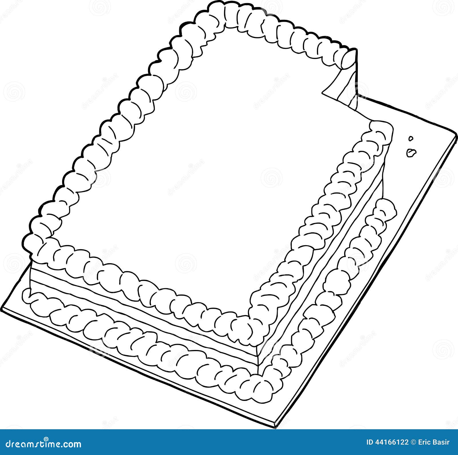 All 98+ Images how to draw a cake with a slice missing Sharp