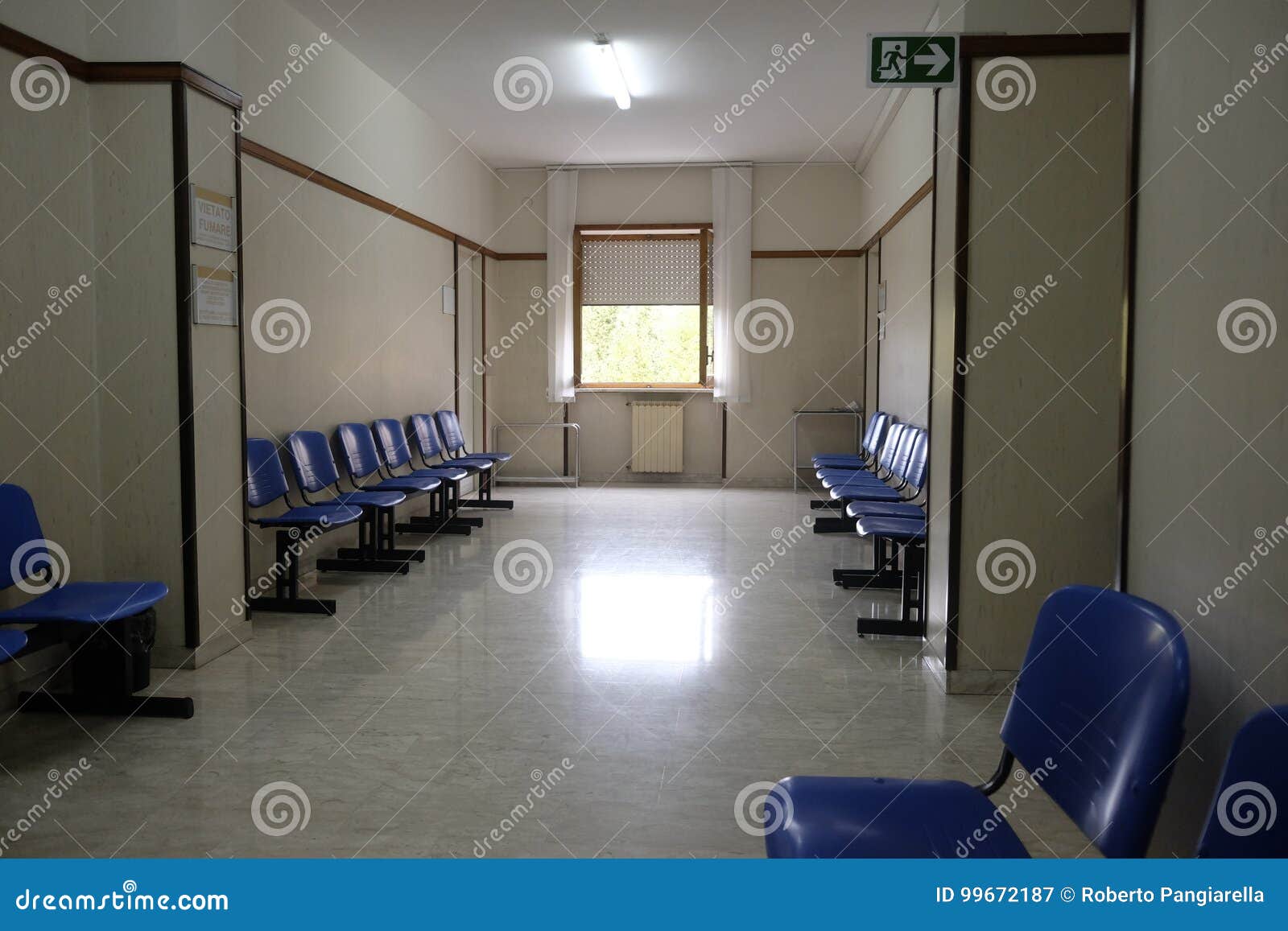 outpatient clinic corridor
