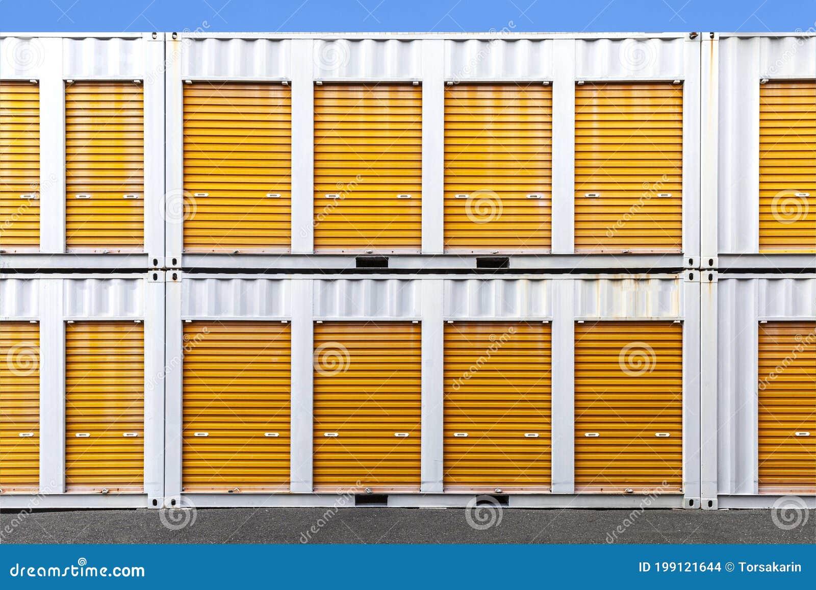 Atmosphere of a Small Rental Storage Room Stock Photo Image of