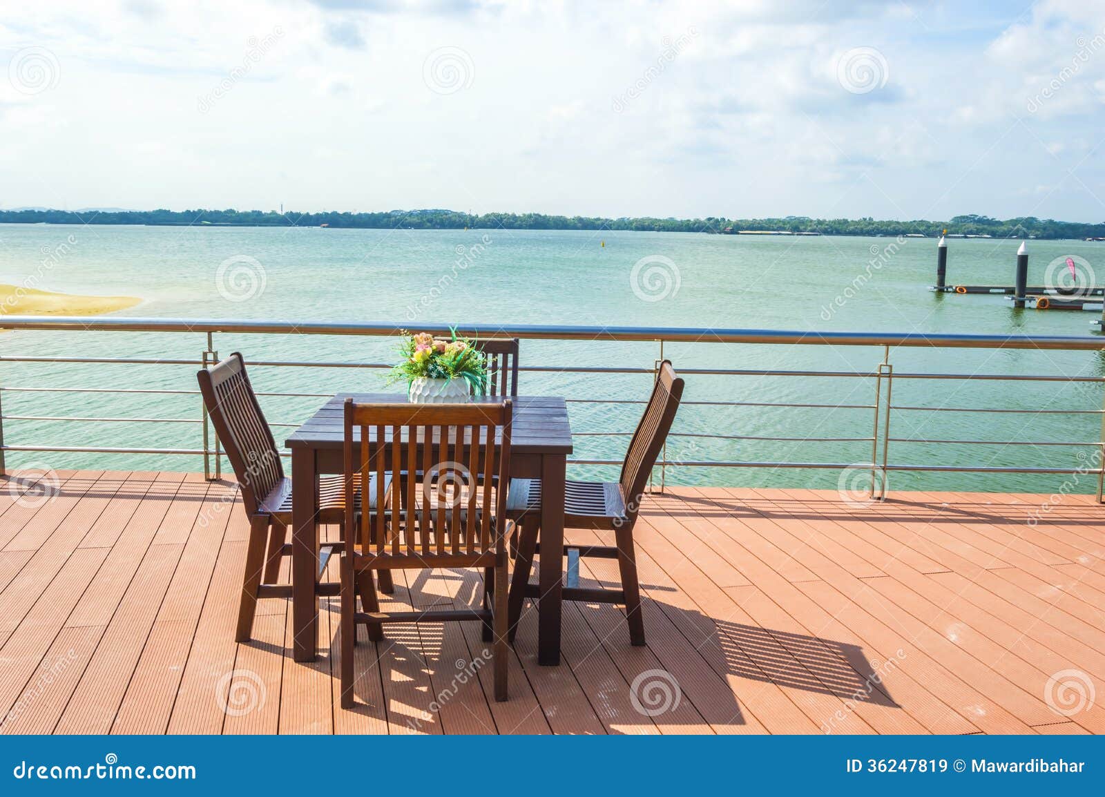 Outside Chair And Table Royalty Free Stock Images Image 
