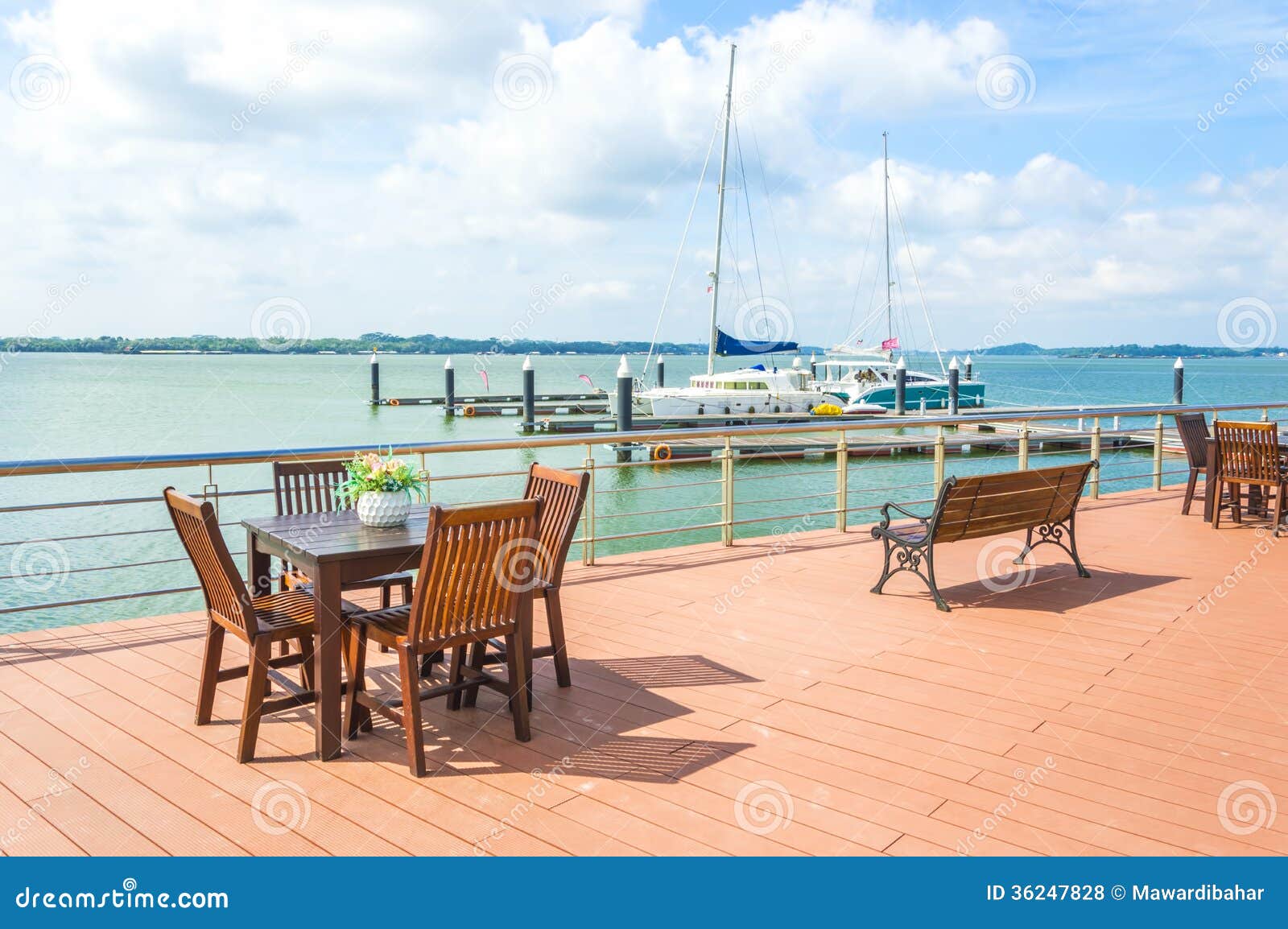 Outside Chair And Table Royalty Free Stock Photos Image 