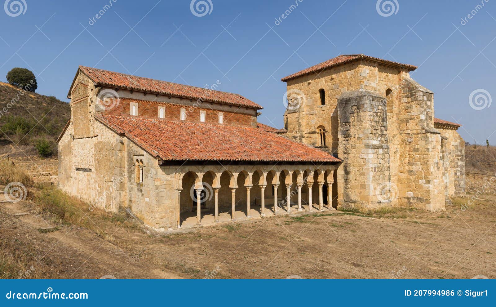 monastery of san miguel de escalada in leon