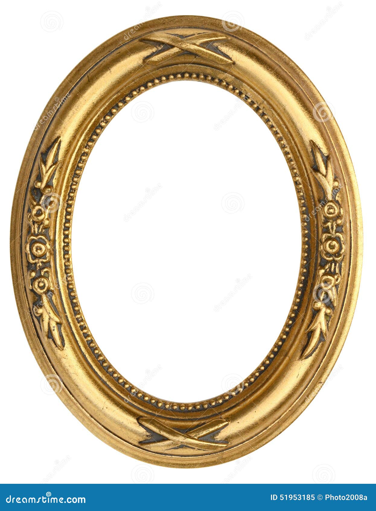 oval gold picture frame