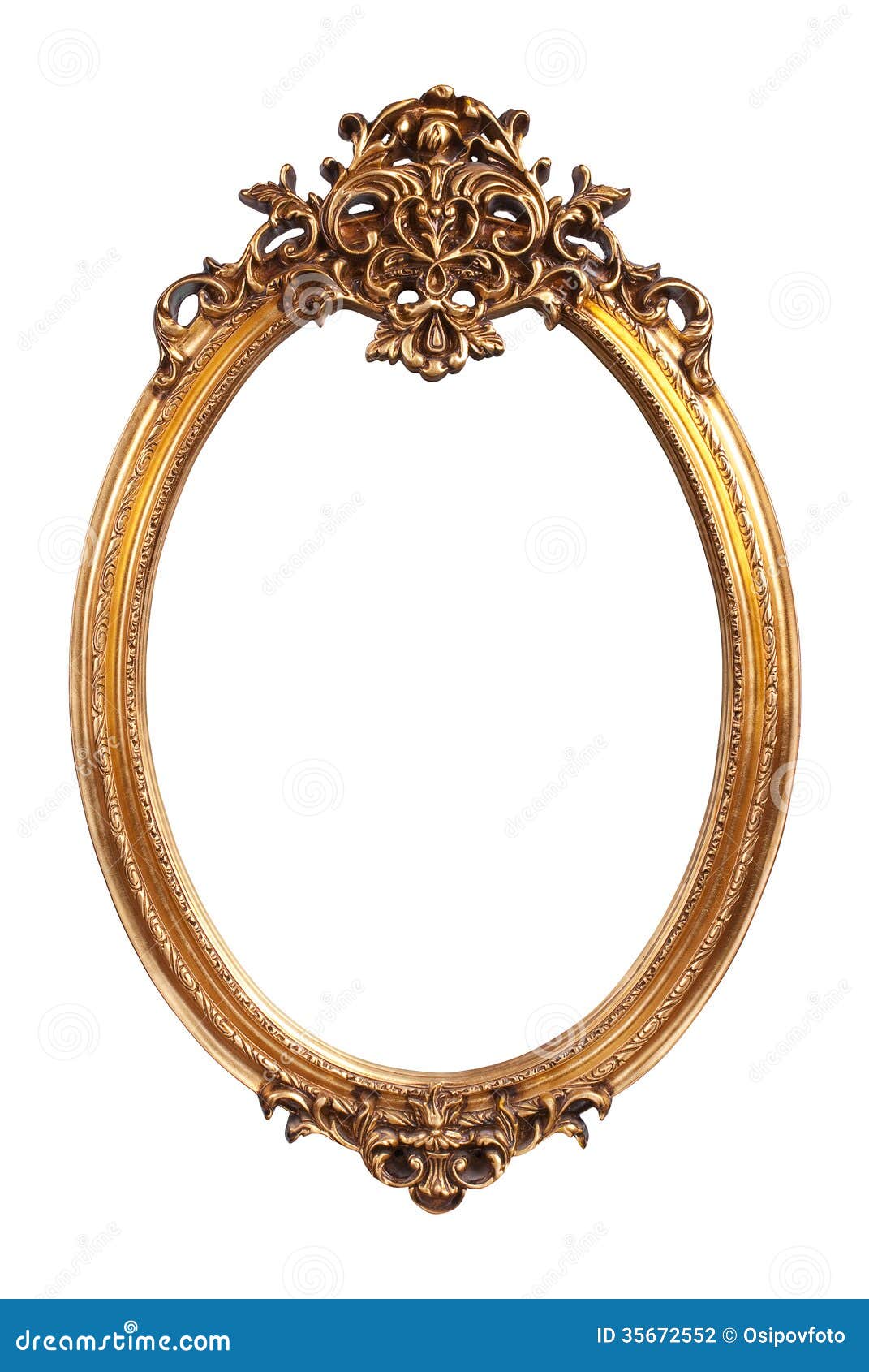 antique oval frame