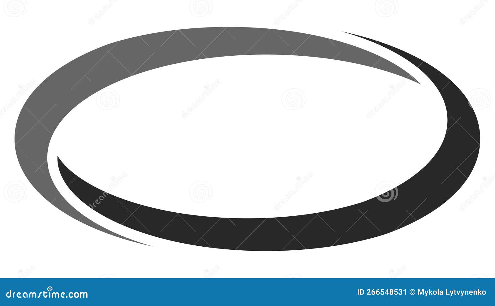 Oval Logo Shape, Frame Label Design, Badge Auto Icon Simple Stock