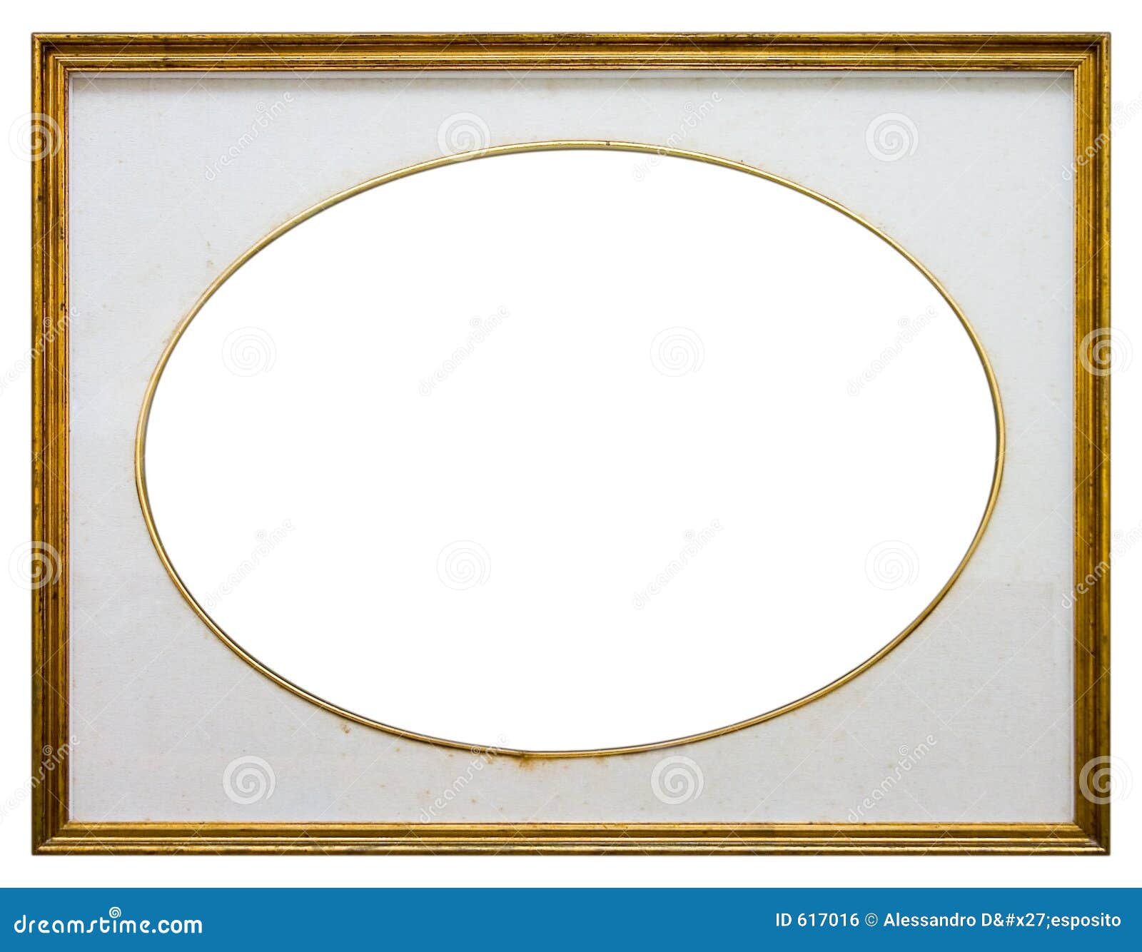 Oval wooden frame stock photo. Image of decorative, classic 617016