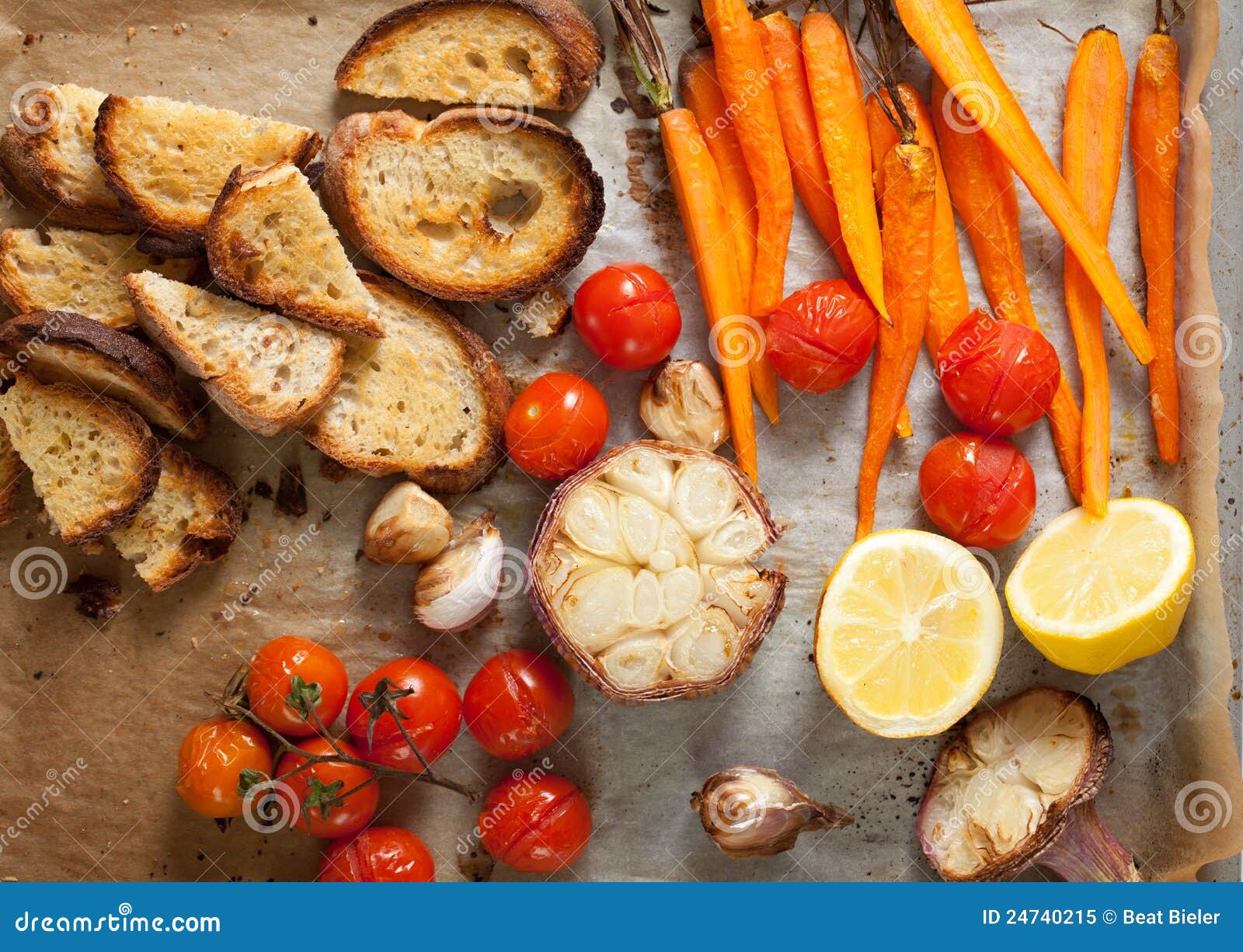 Oven baked vegetables stock image. Image of vegetable 24740215