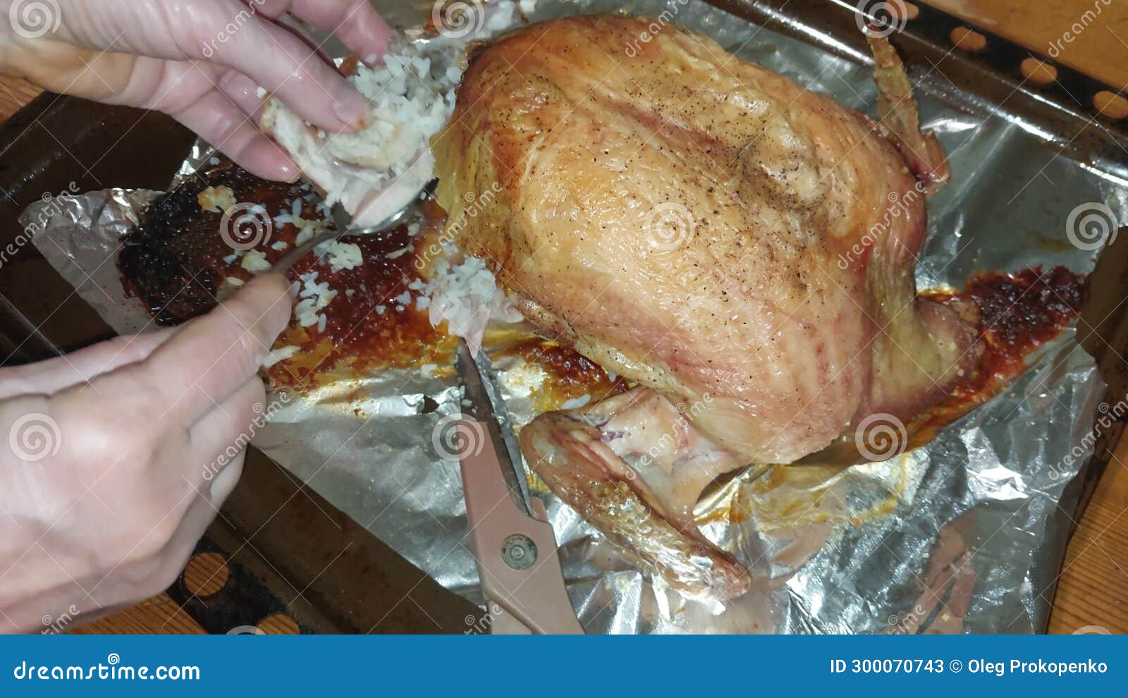 Oven-cooked Chicken with Rice Stock Video - Video of dish, rice: 300070743
